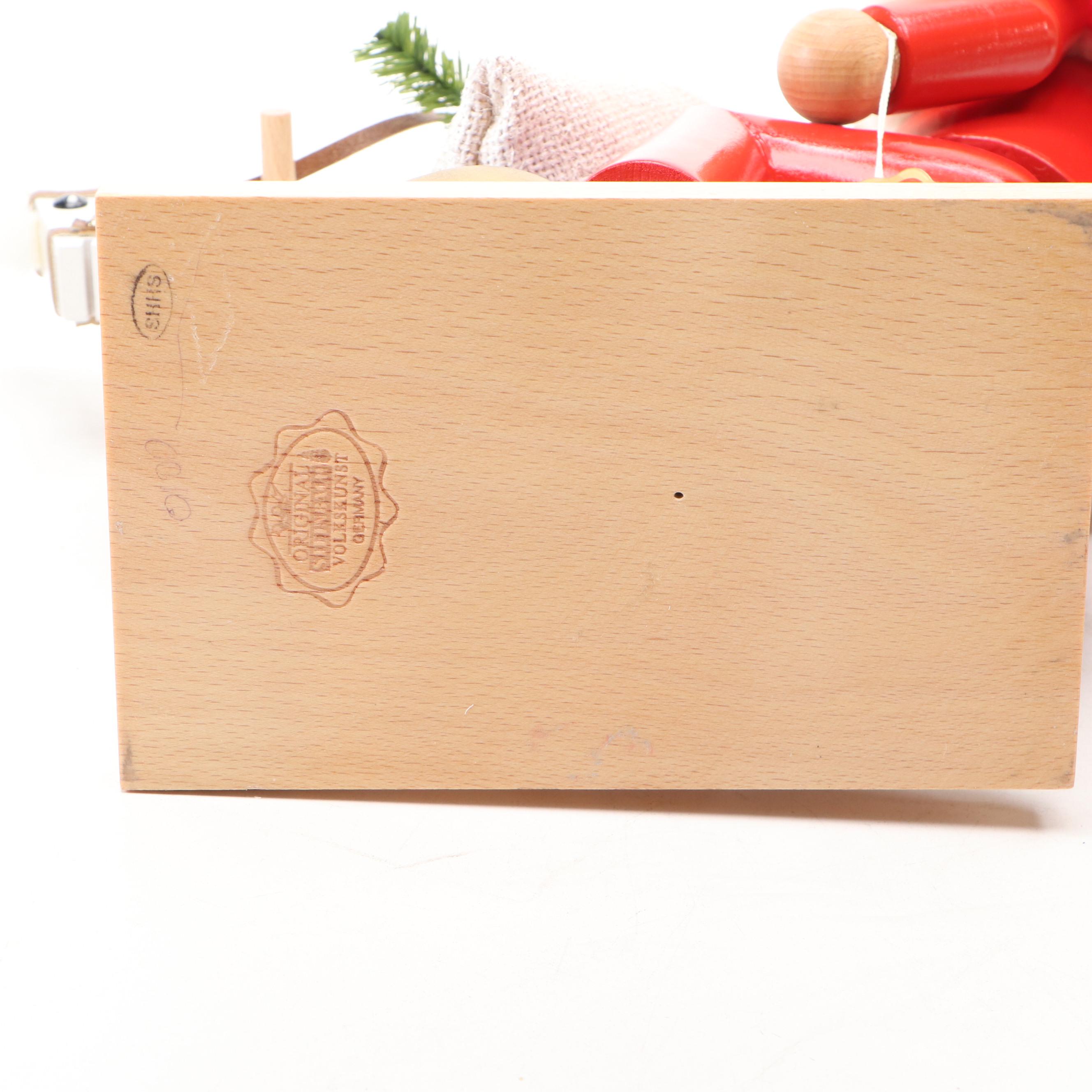 Steinbach German Handmade Santa Claus Wood Nutcrackers