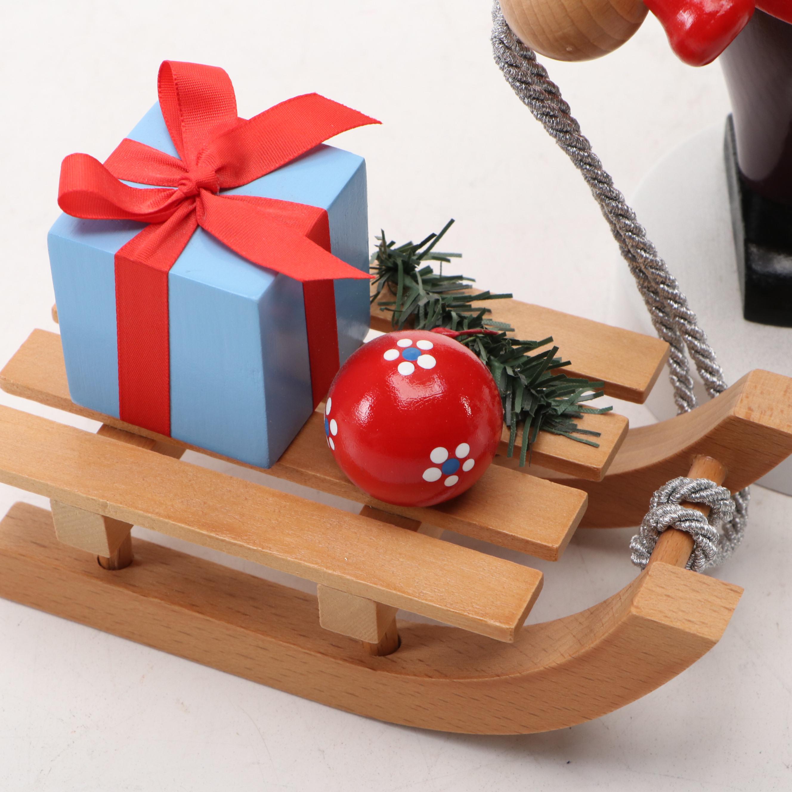 Steinbach German Handmade Santa Claus Wood Nutcrackers