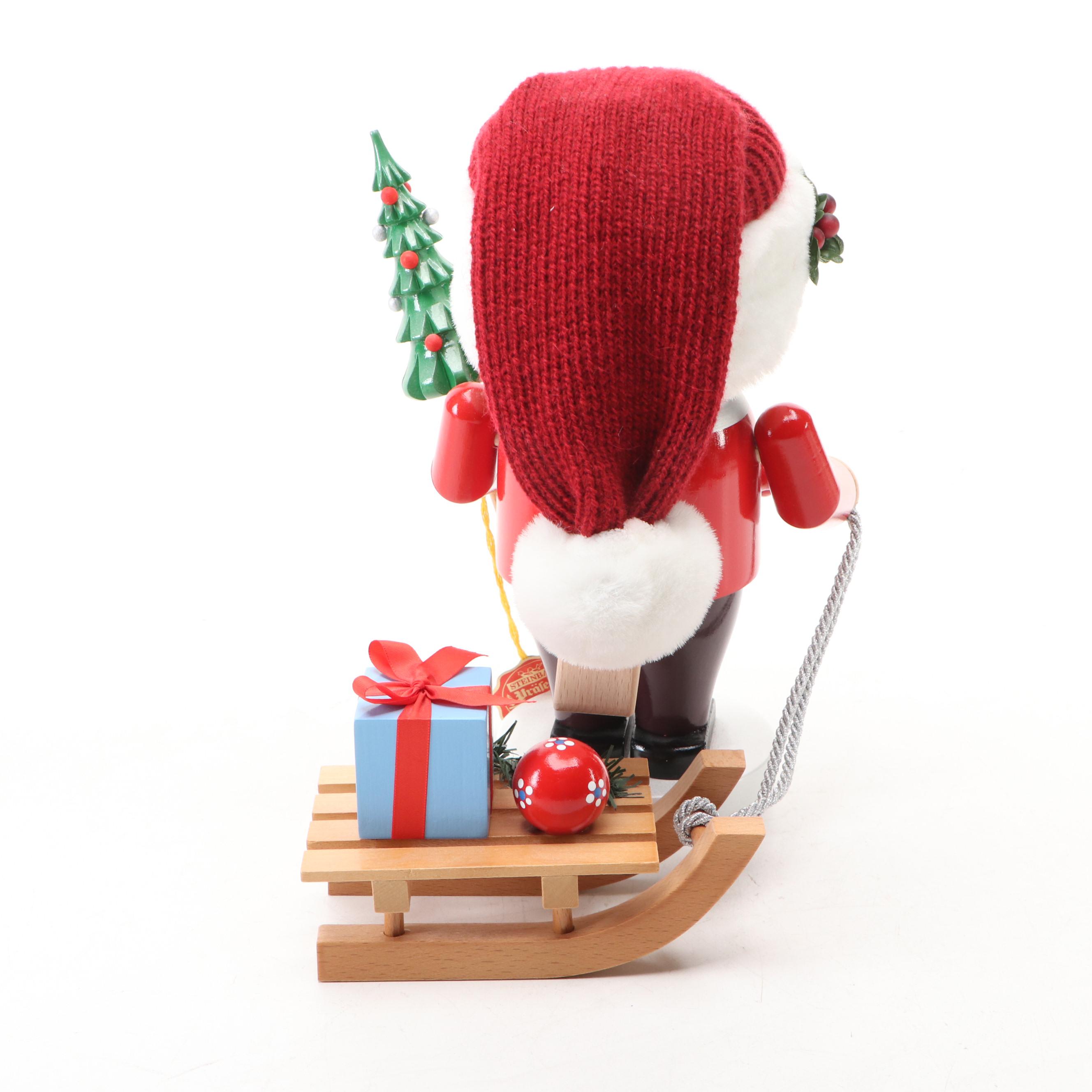 Steinbach German Handmade Santa Claus Wood Nutcrackers