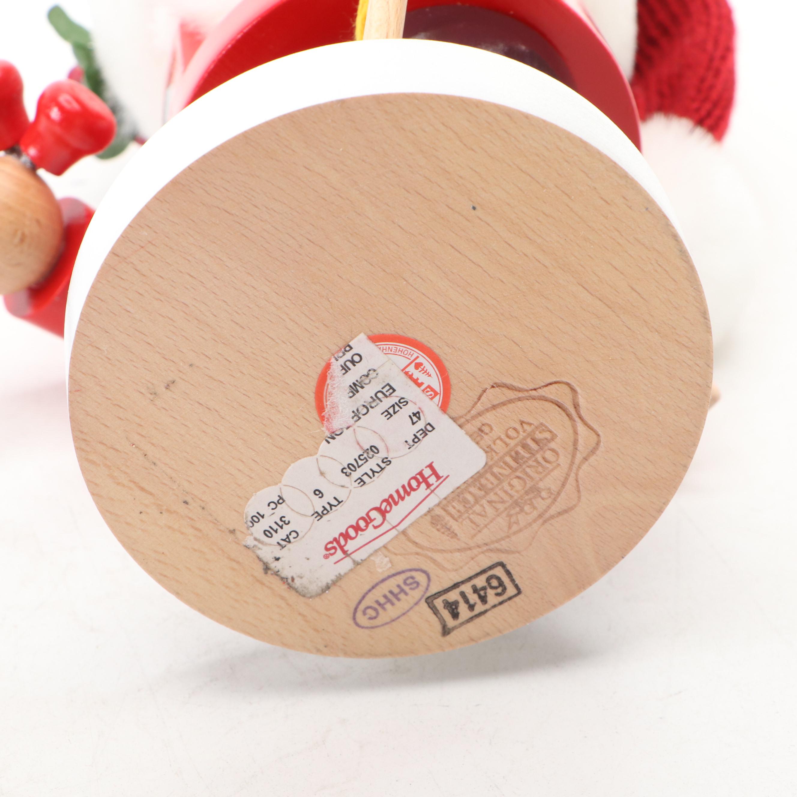 Steinbach German Handmade Santa Claus Wood Nutcrackers