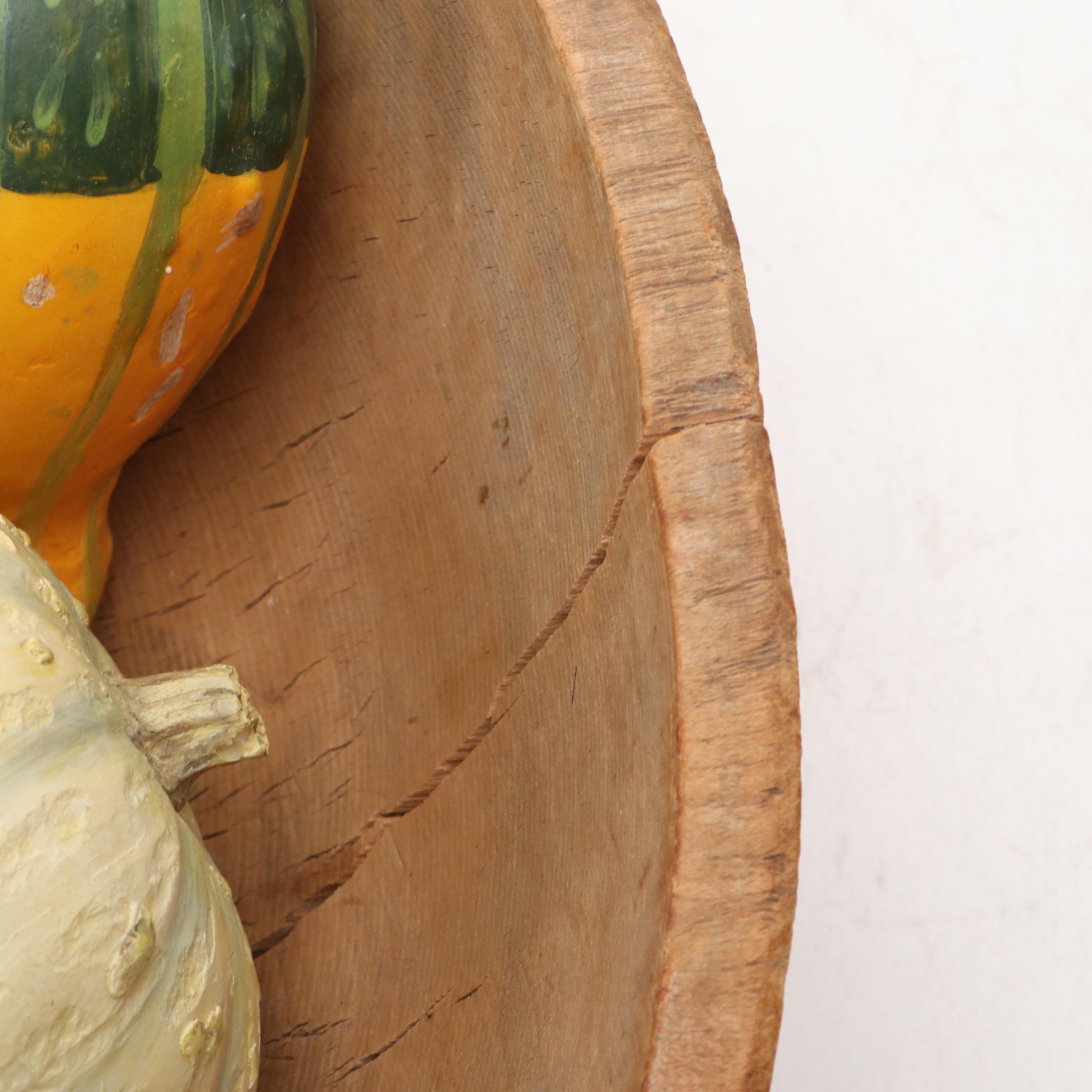 Wooden Fruit, Bowls and Vegetables