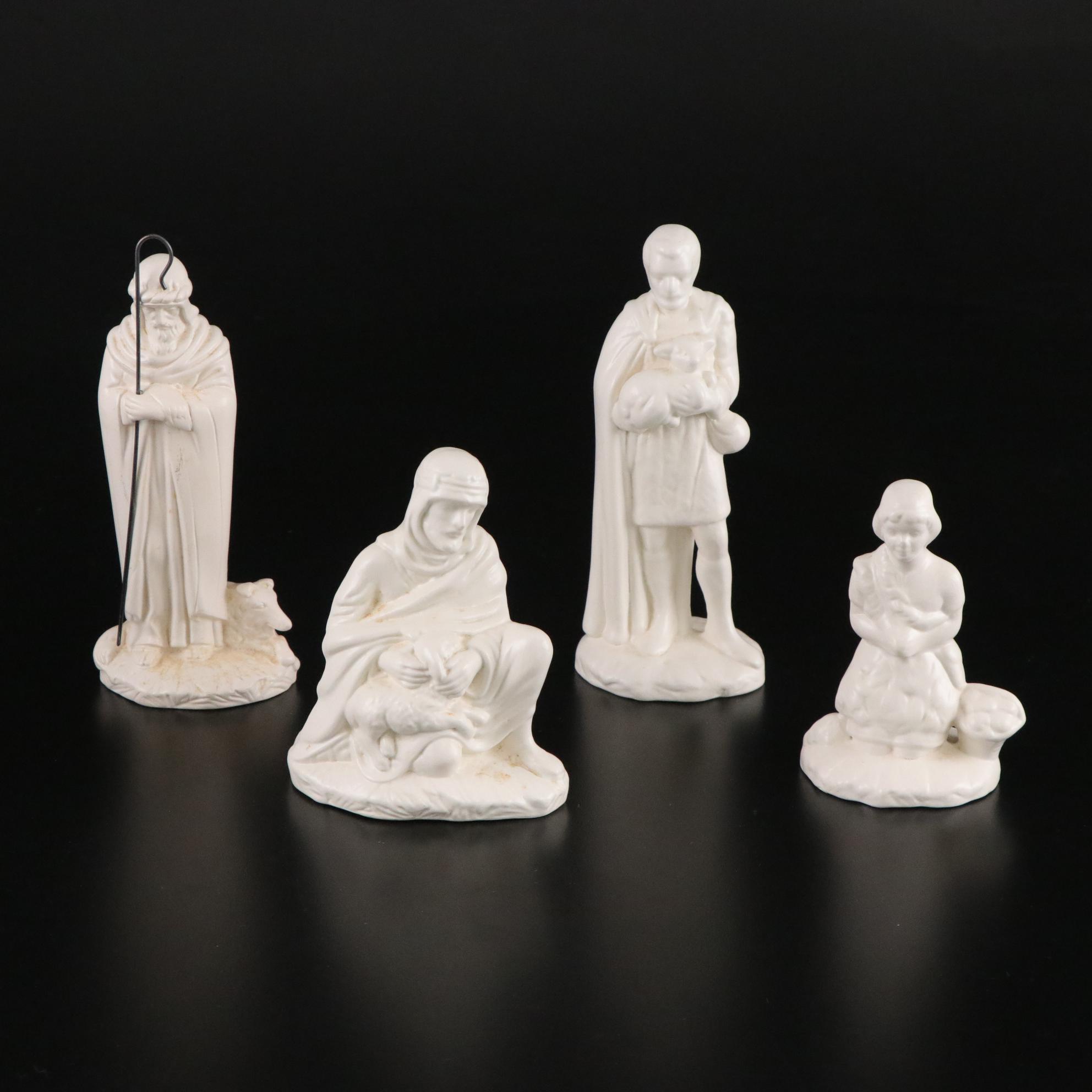 Holland Mold Ceramic Nativity Figurines