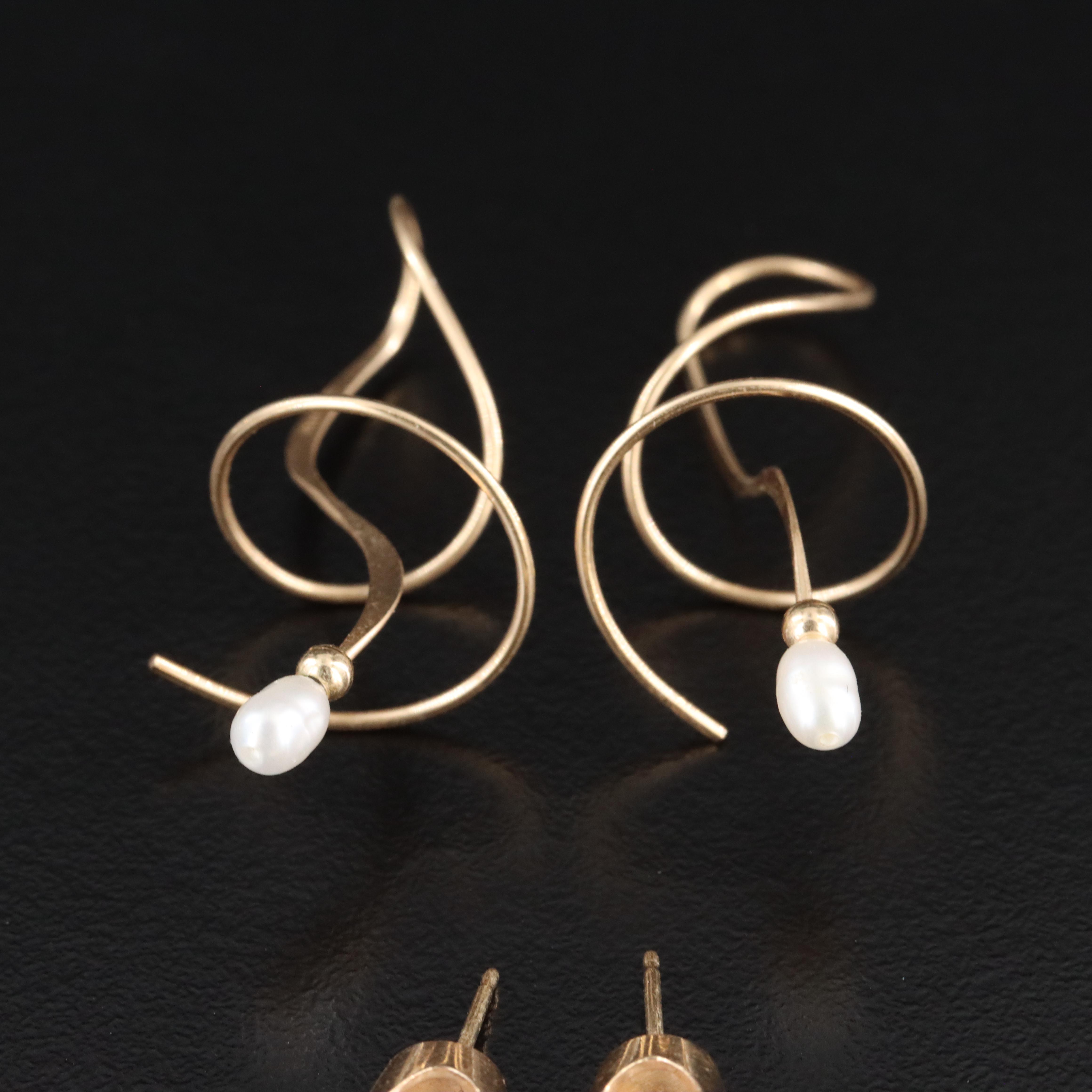 14K and 10K Jewelry with Pearls and CZ