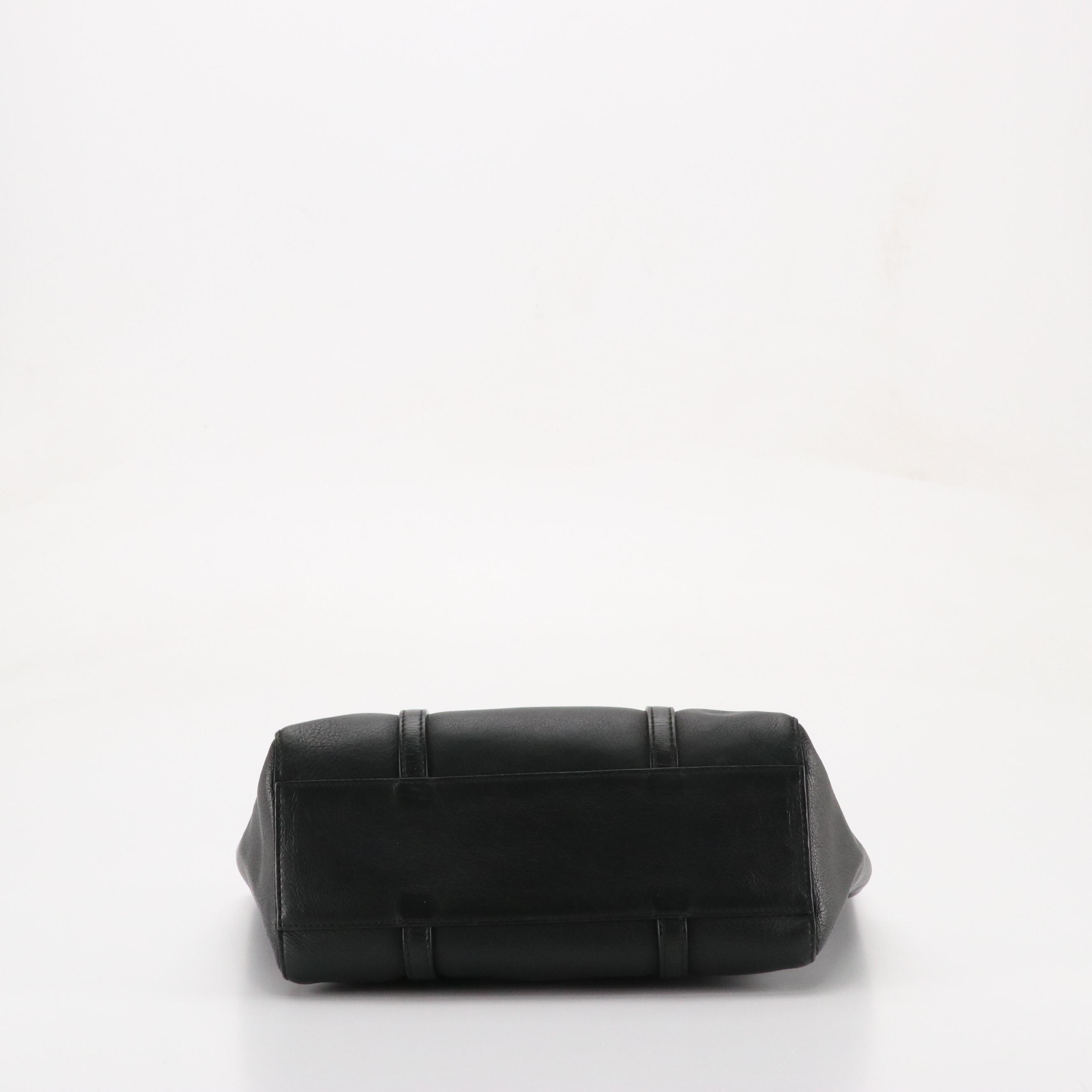 Balenciaga Small Everyday Tote in Black Calfskin Leather