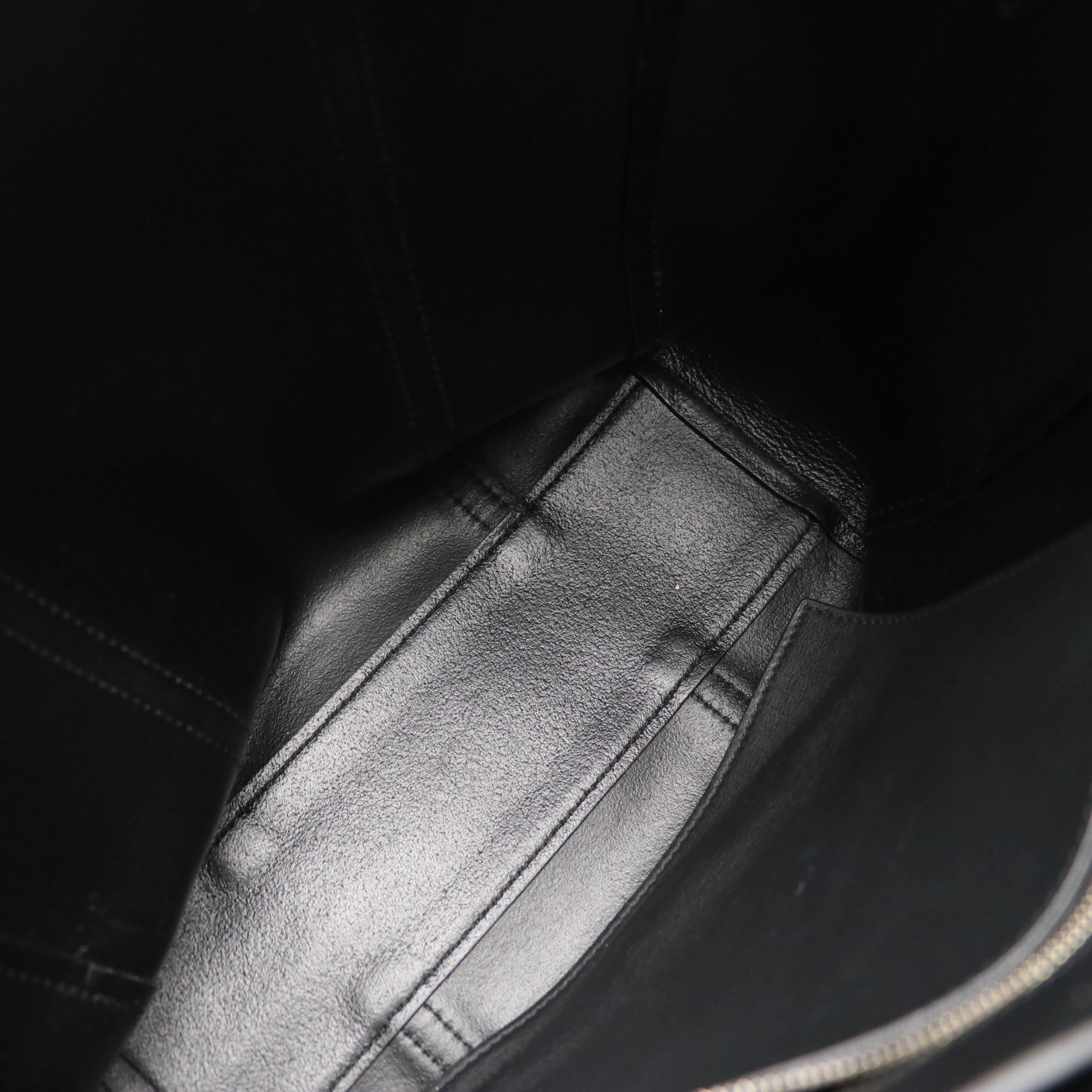 Balenciaga Small Everyday Tote in Black Calfskin Leather