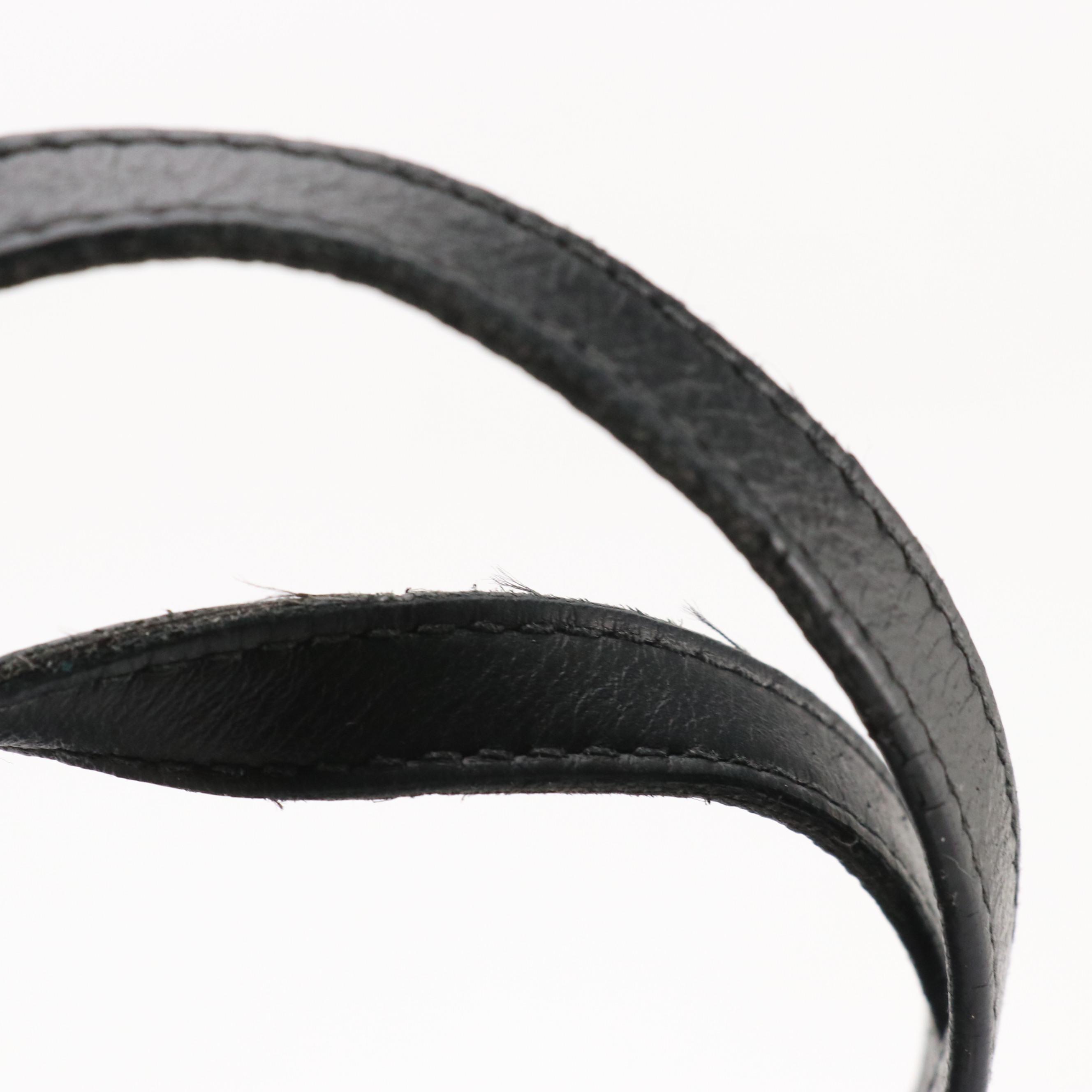 Balenciaga Small Everyday Tote in Black Calfskin Leather