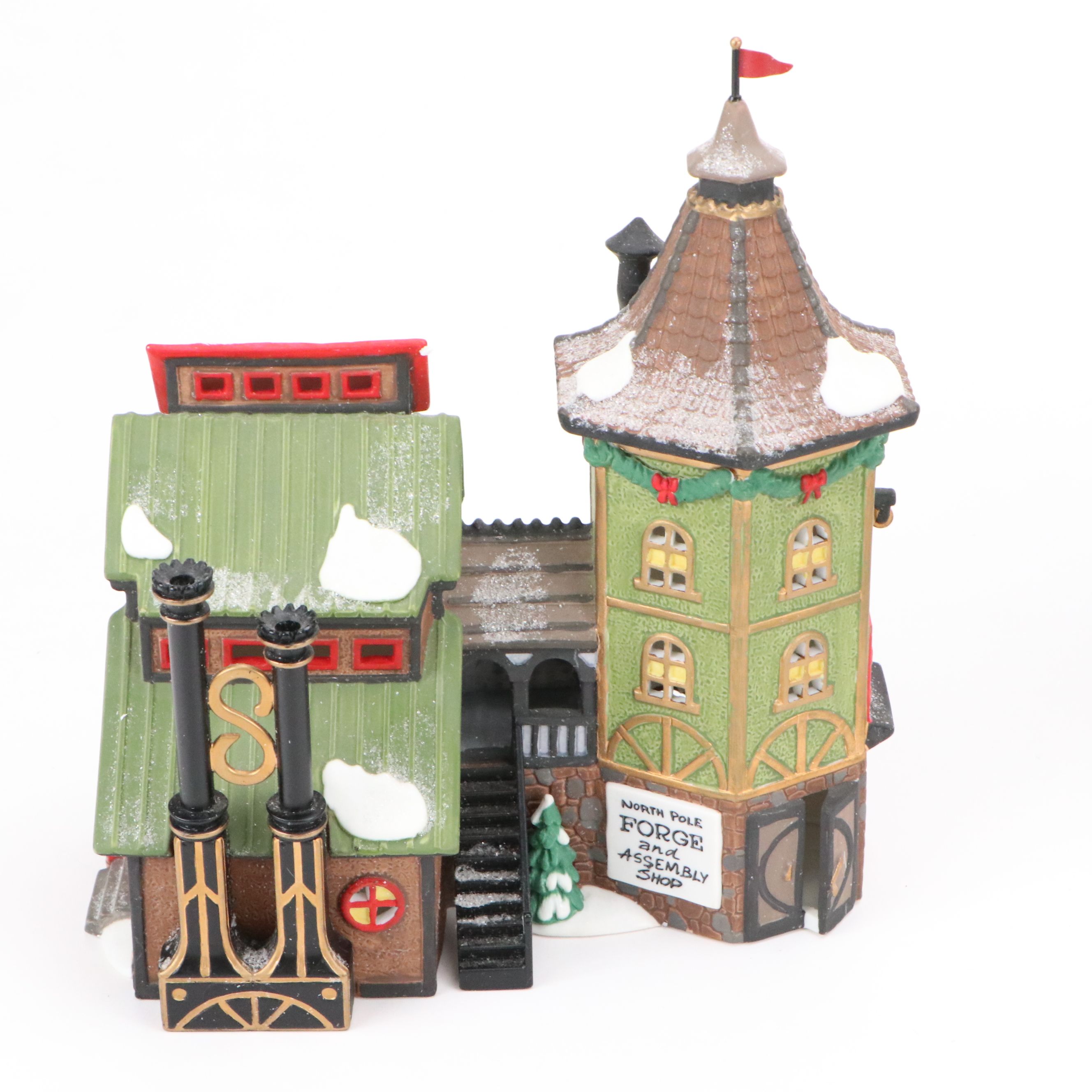 Department 56 "Santa's Sleigh Launch" and More North Pole Series Decor