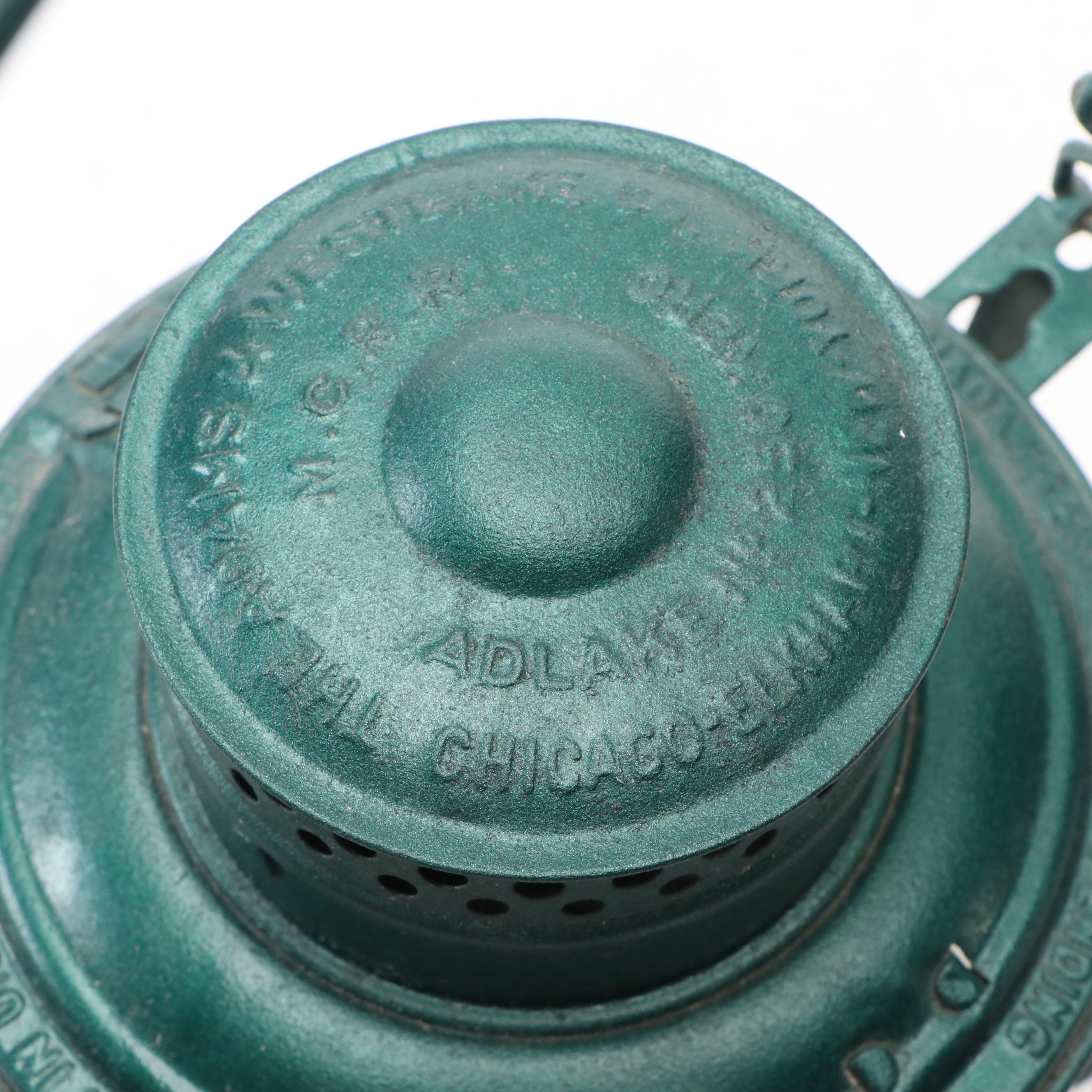 Dietz "Little Wizard" Kerosene Lantern with Winged Wheel and Other Lantern