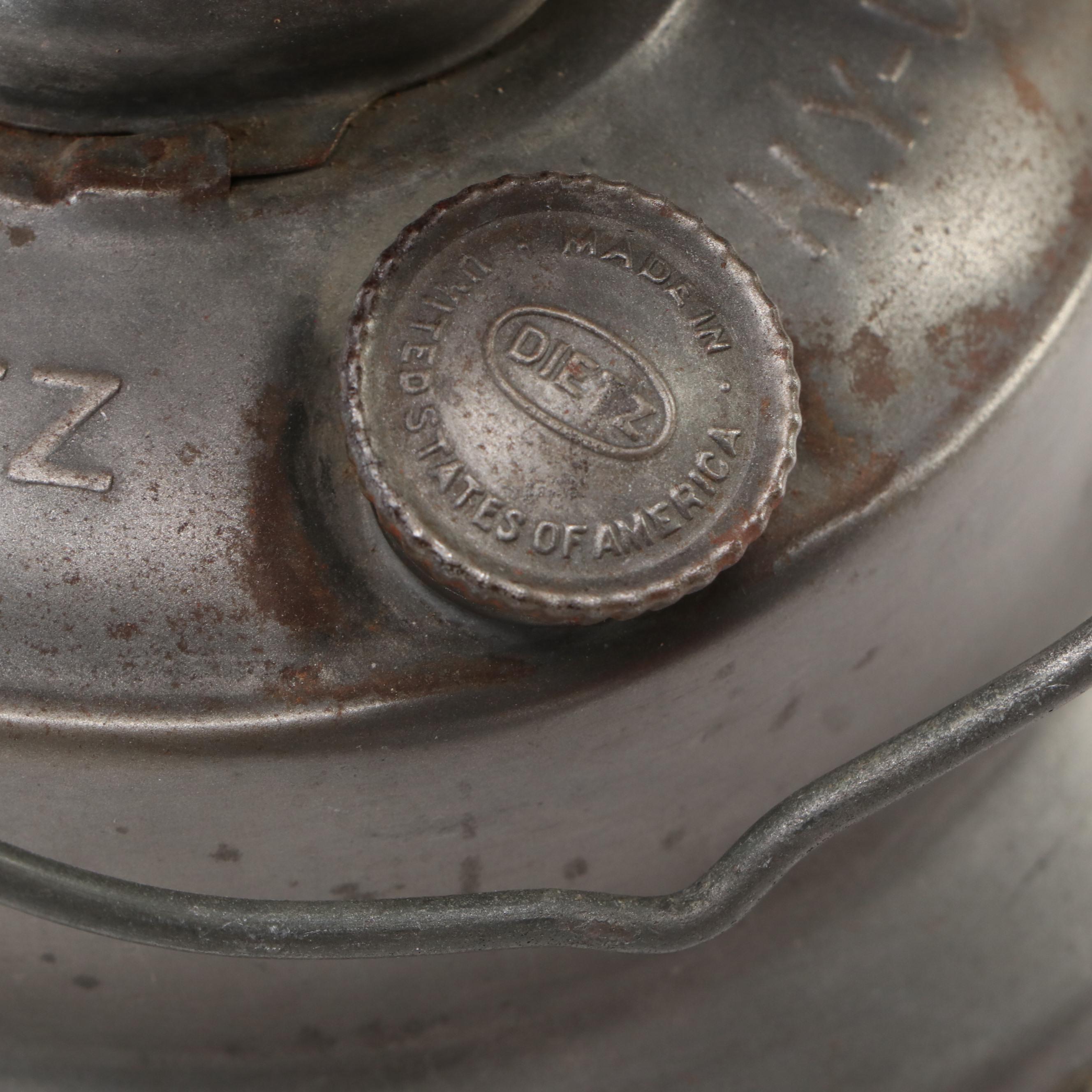 Dietz "Little Wizard" Kerosene Lantern with Winged Wheel and Other Lantern