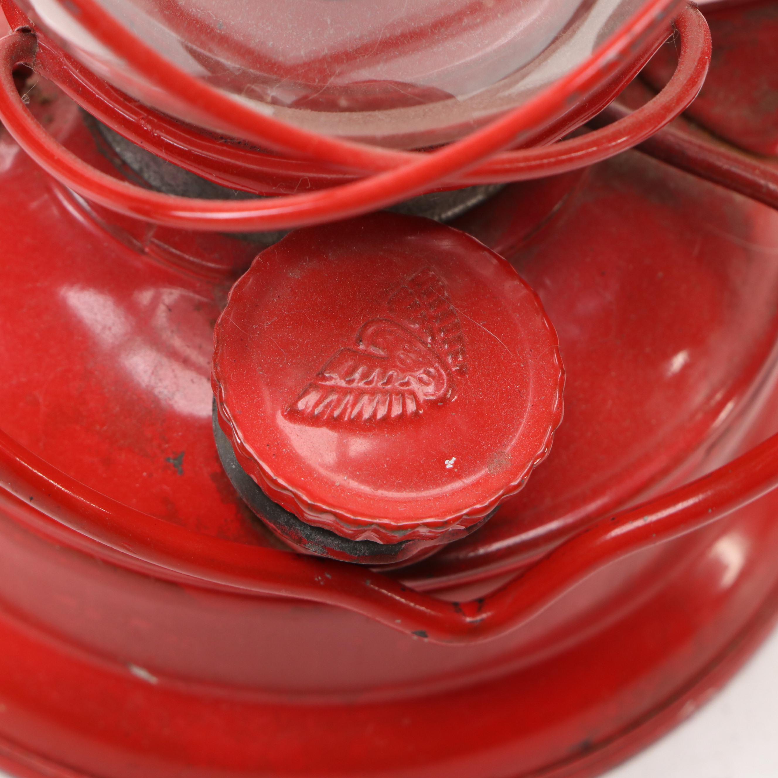 Dietz "Little Wizard" Kerosene Lantern with Winged Wheel and Other Lantern