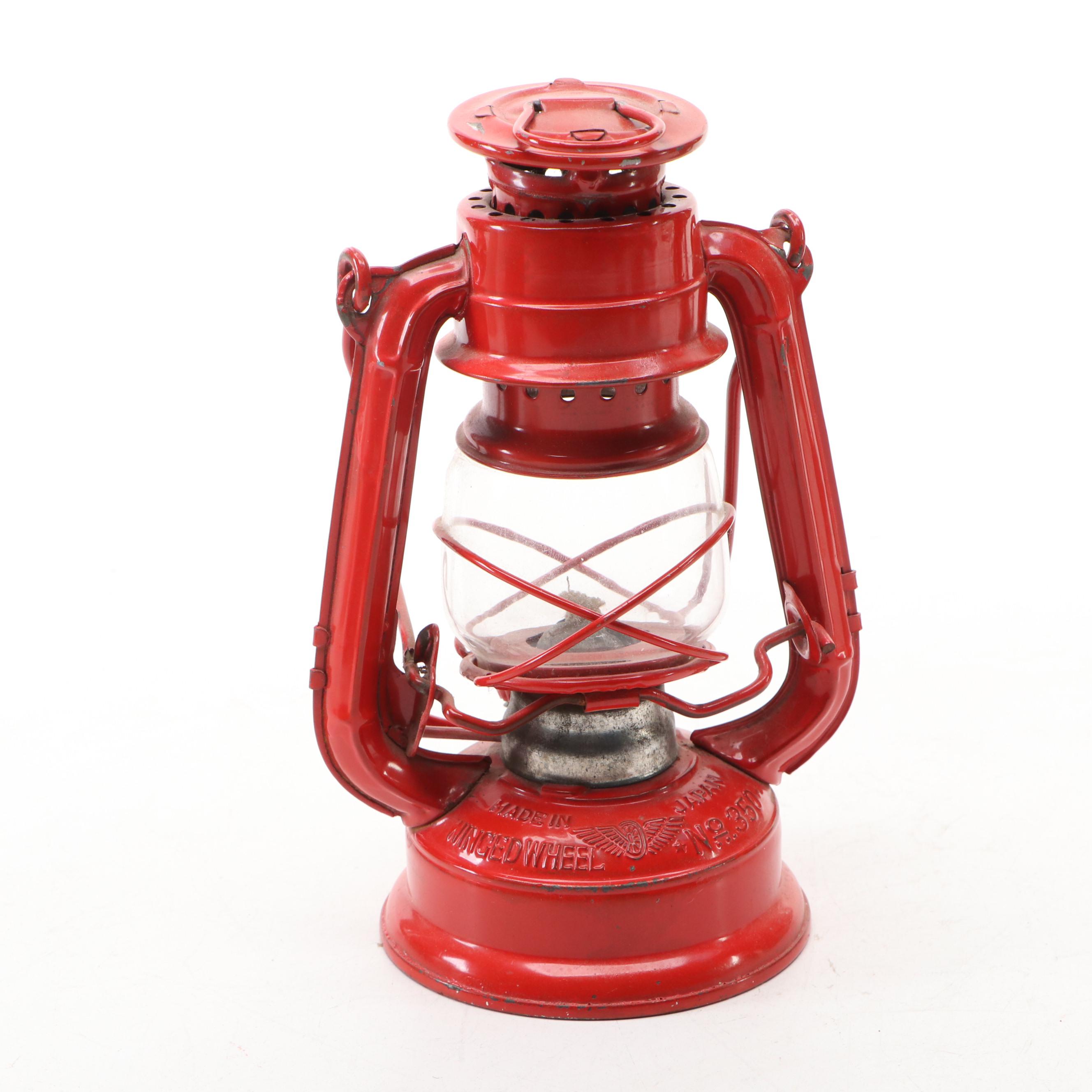 Dietz "Little Wizard" Kerosene Lantern with Winged Wheel and Other Lantern