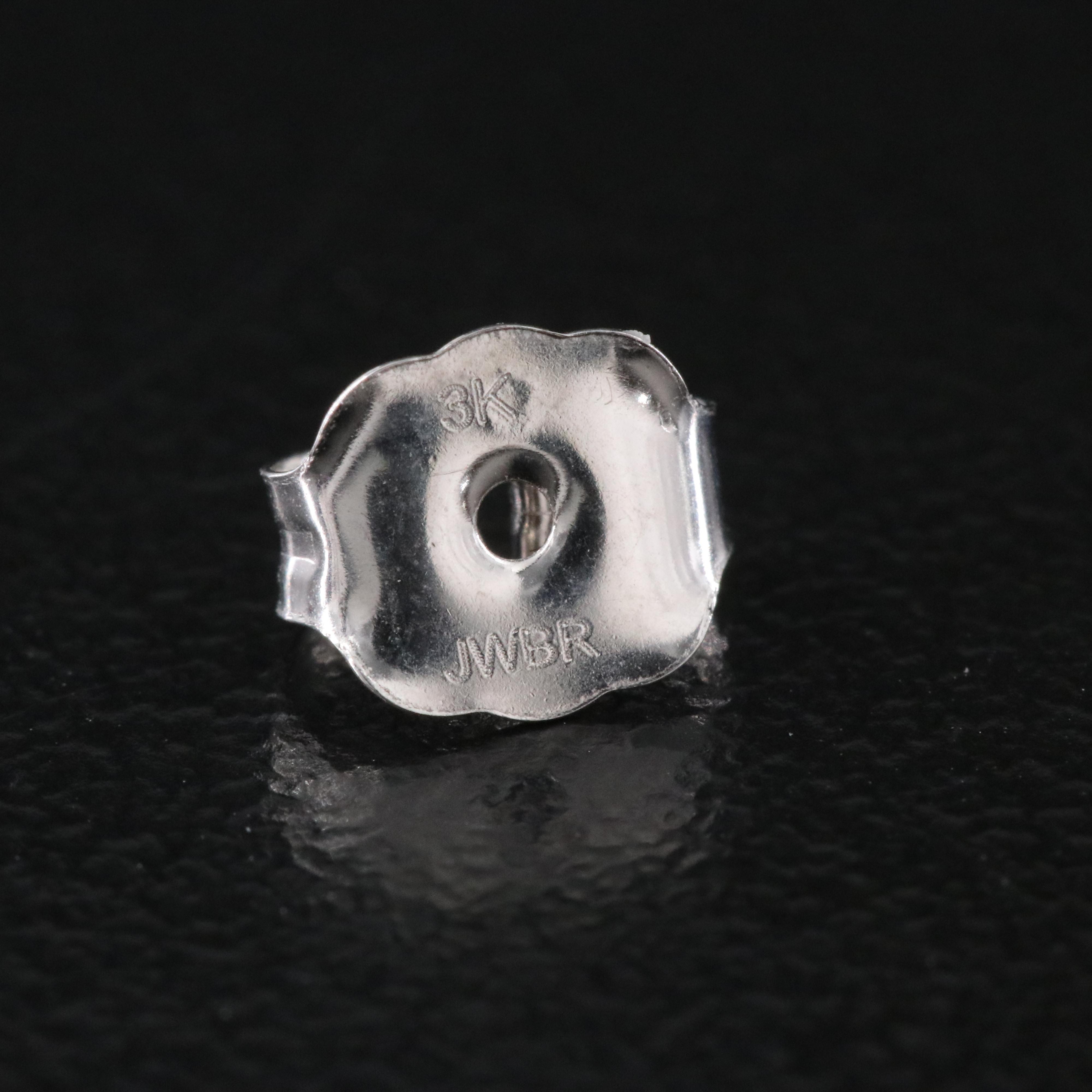 Sterling Amethyst and White Sapphire Earrings