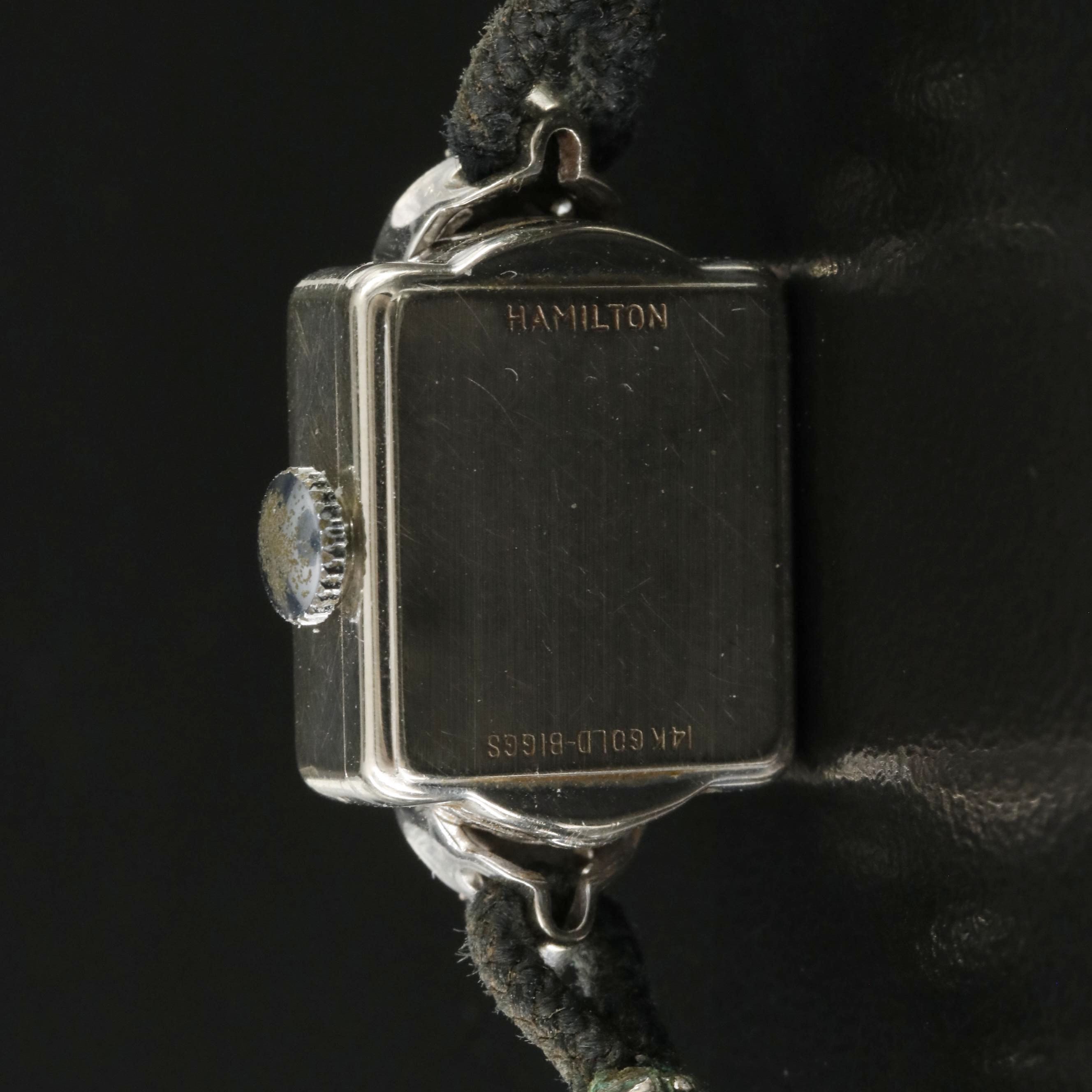 14K Lady Hamilton Diamond Watch