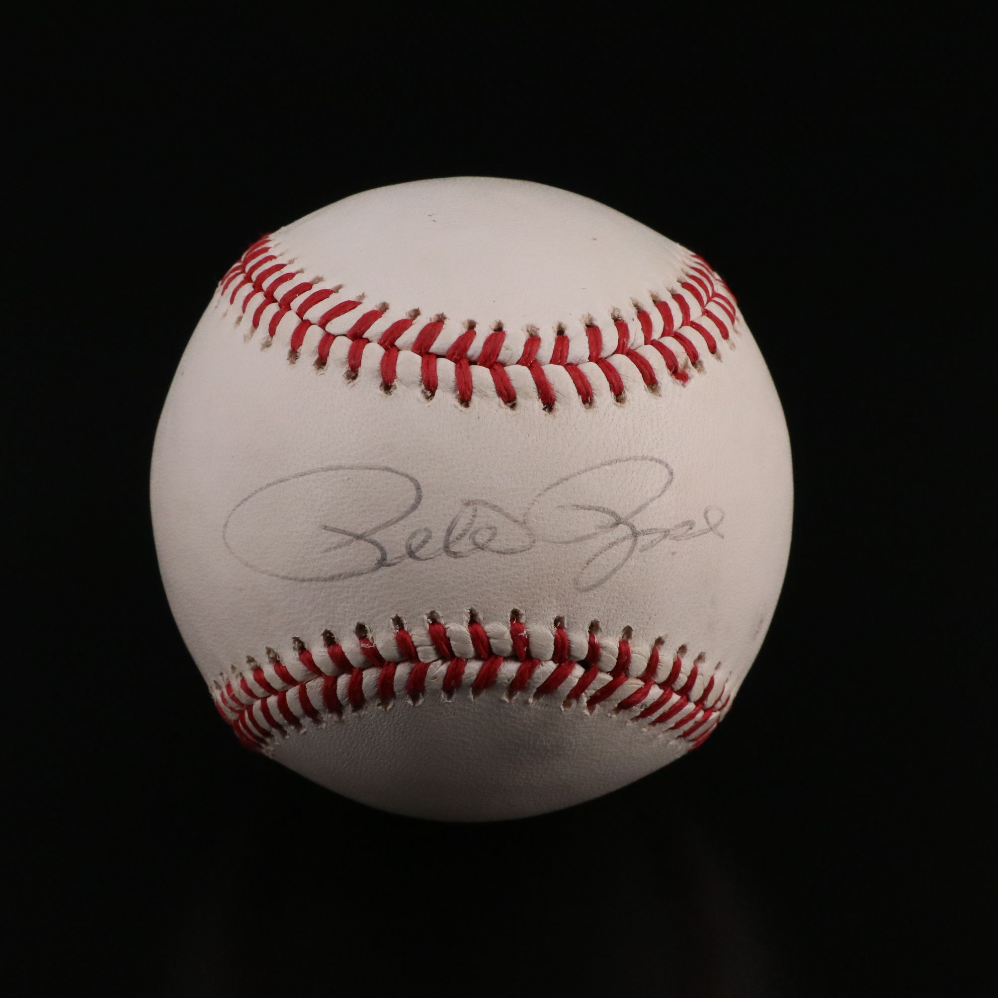 Pete Rose Signed Rawlings Official National League Baseball