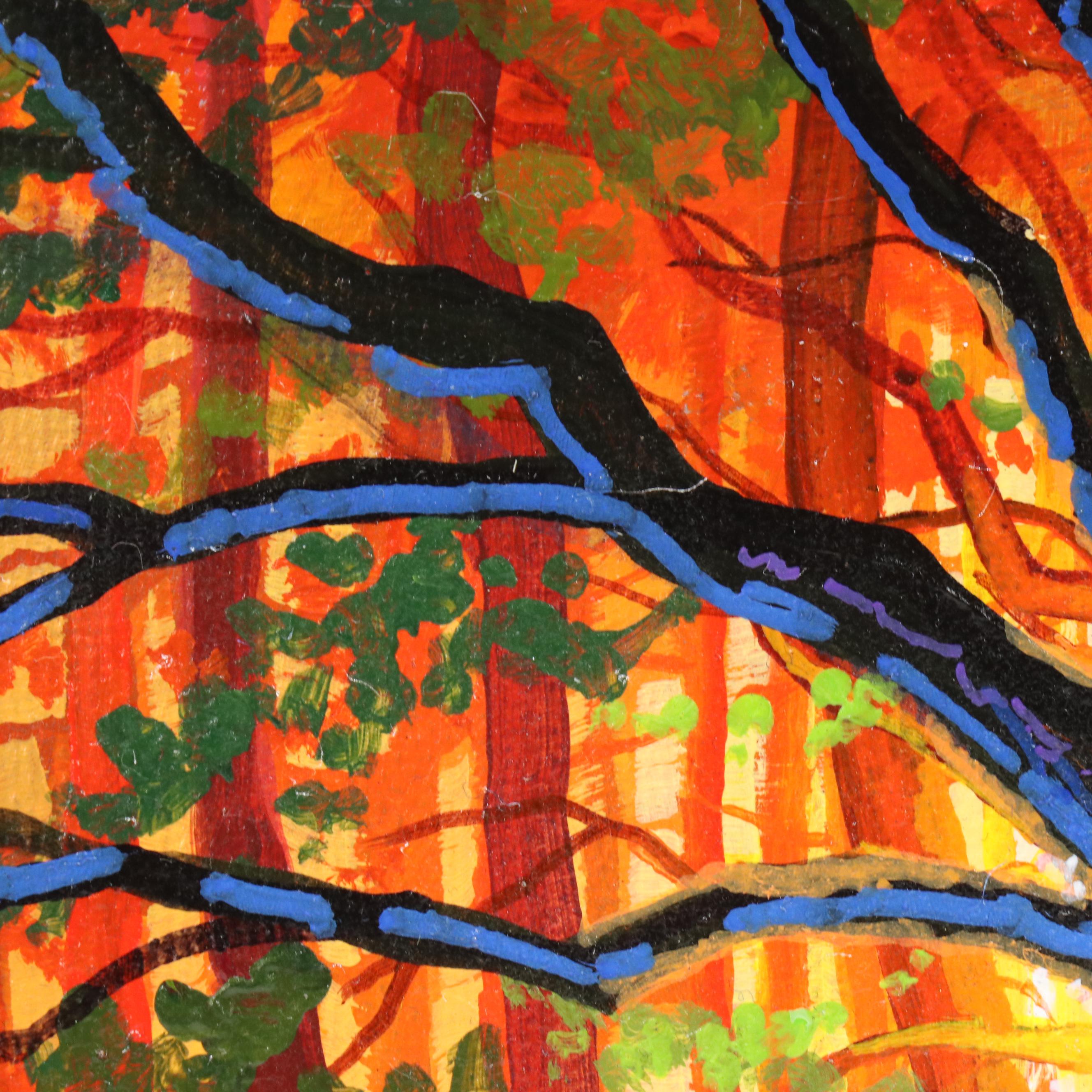 Doug "Bumo" Johnpeer Sunset Landscape Oil Painting, 2025