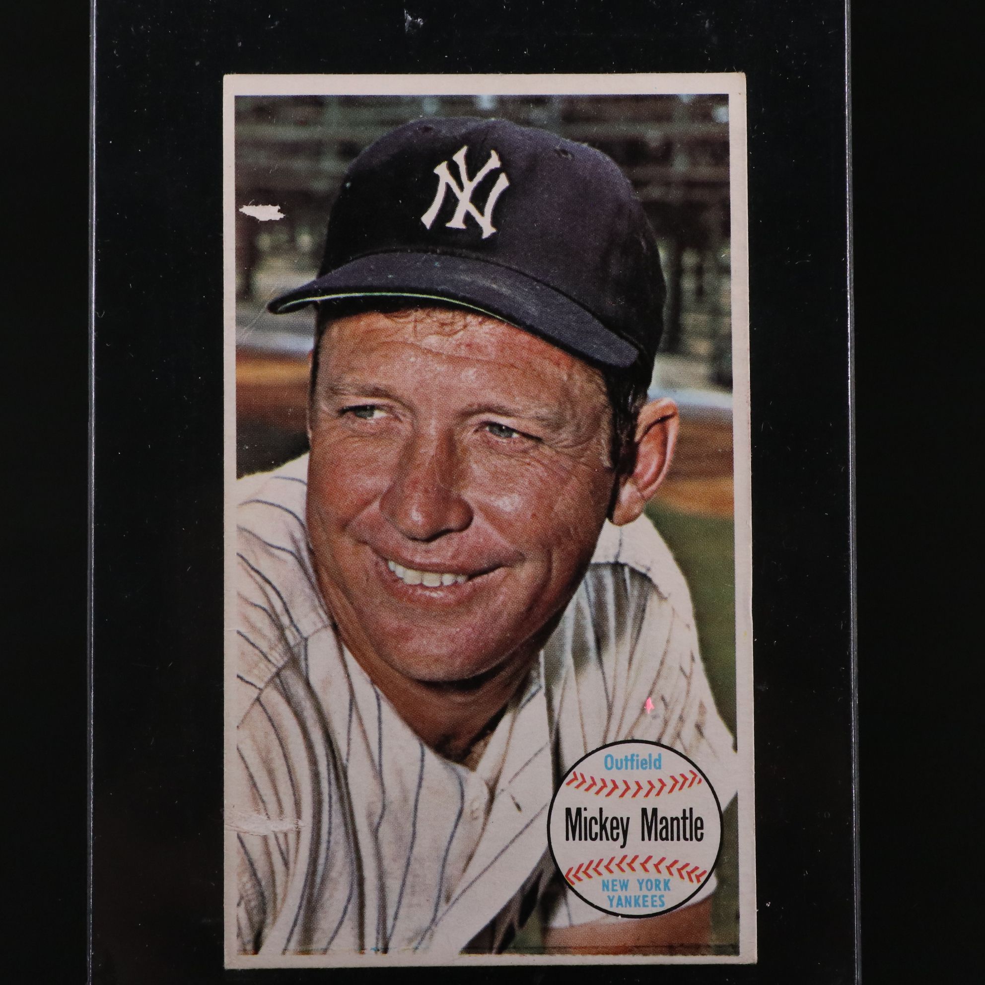 1964 Topps Giants Mickey Mantle New York Yankees Baseball Card