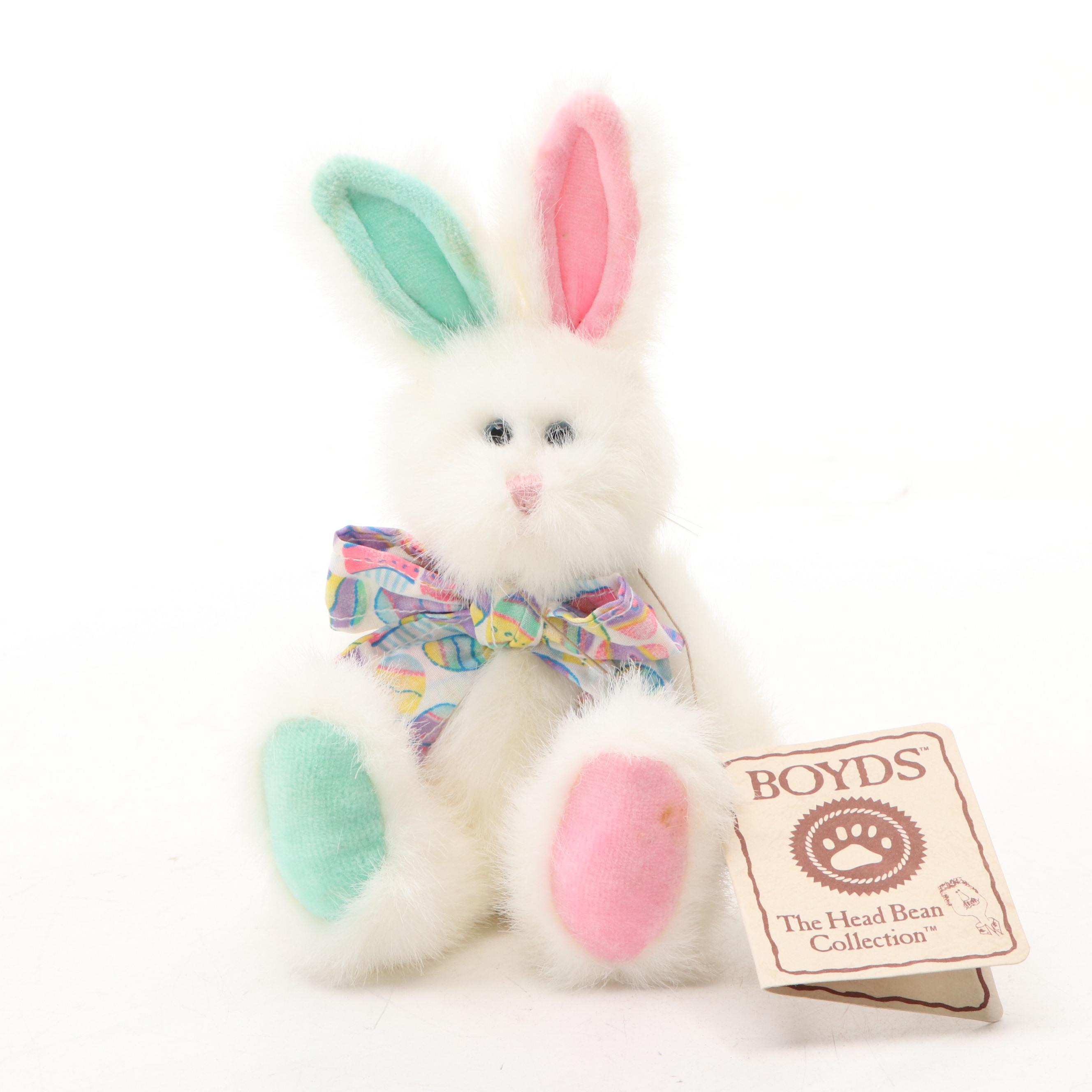 Boyds Bears "Kandi B. Bunny" Head Bean Stuffed Animal, 2004