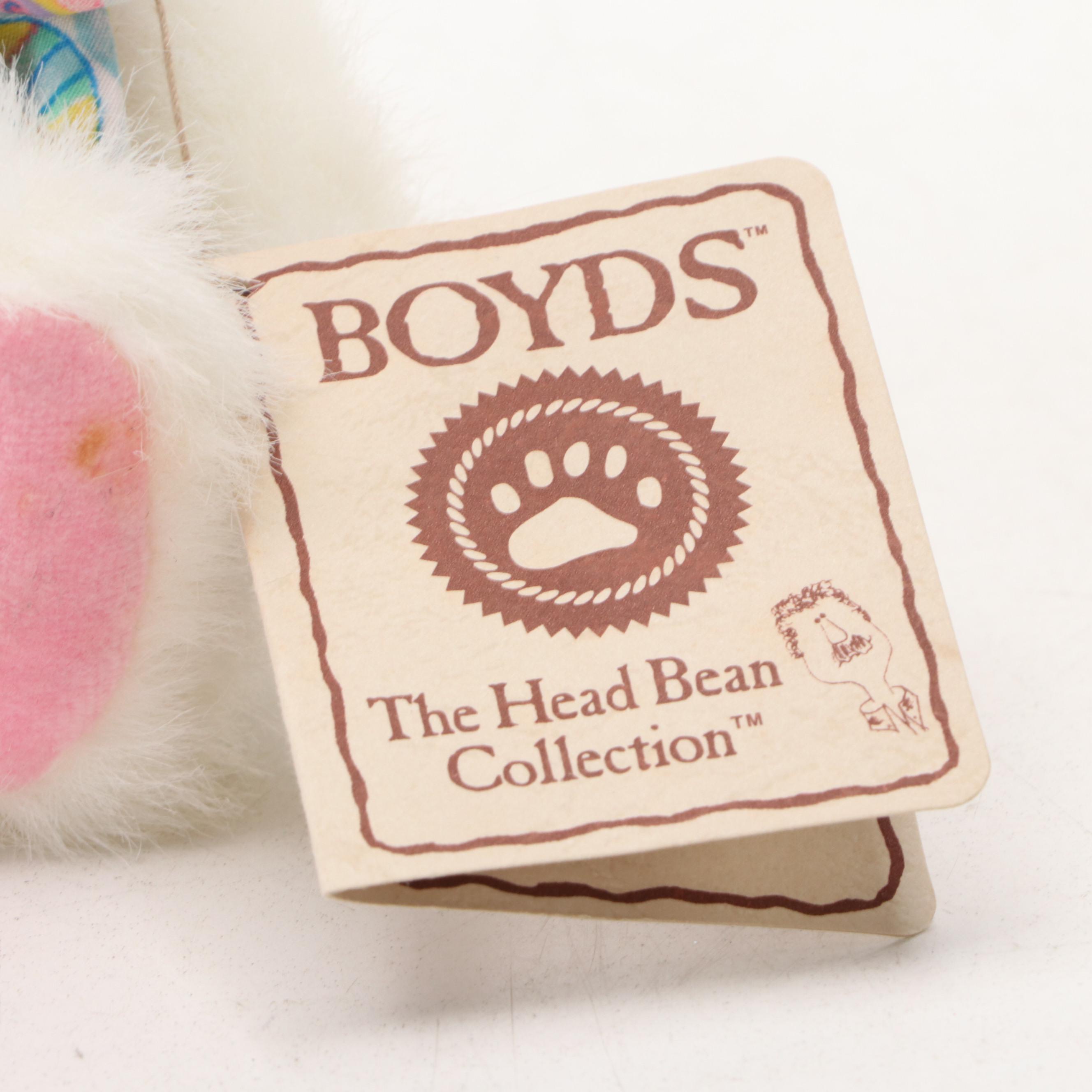 Boyds Bears "Kandi B. Bunny" Head Bean Stuffed Animal, 2004