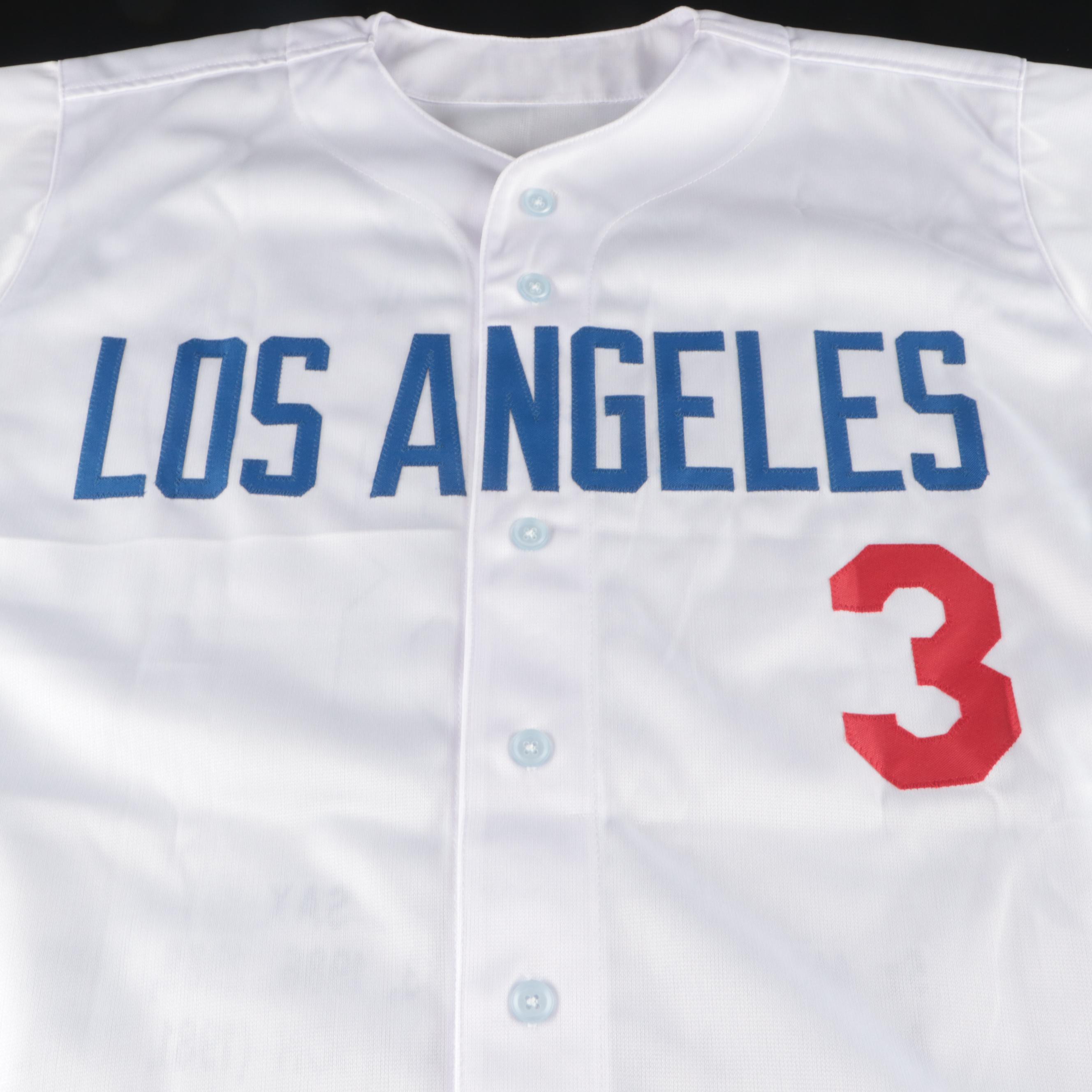 Steve Sax Signed Los Angeles Dodgers Baseball Jersey, PSA