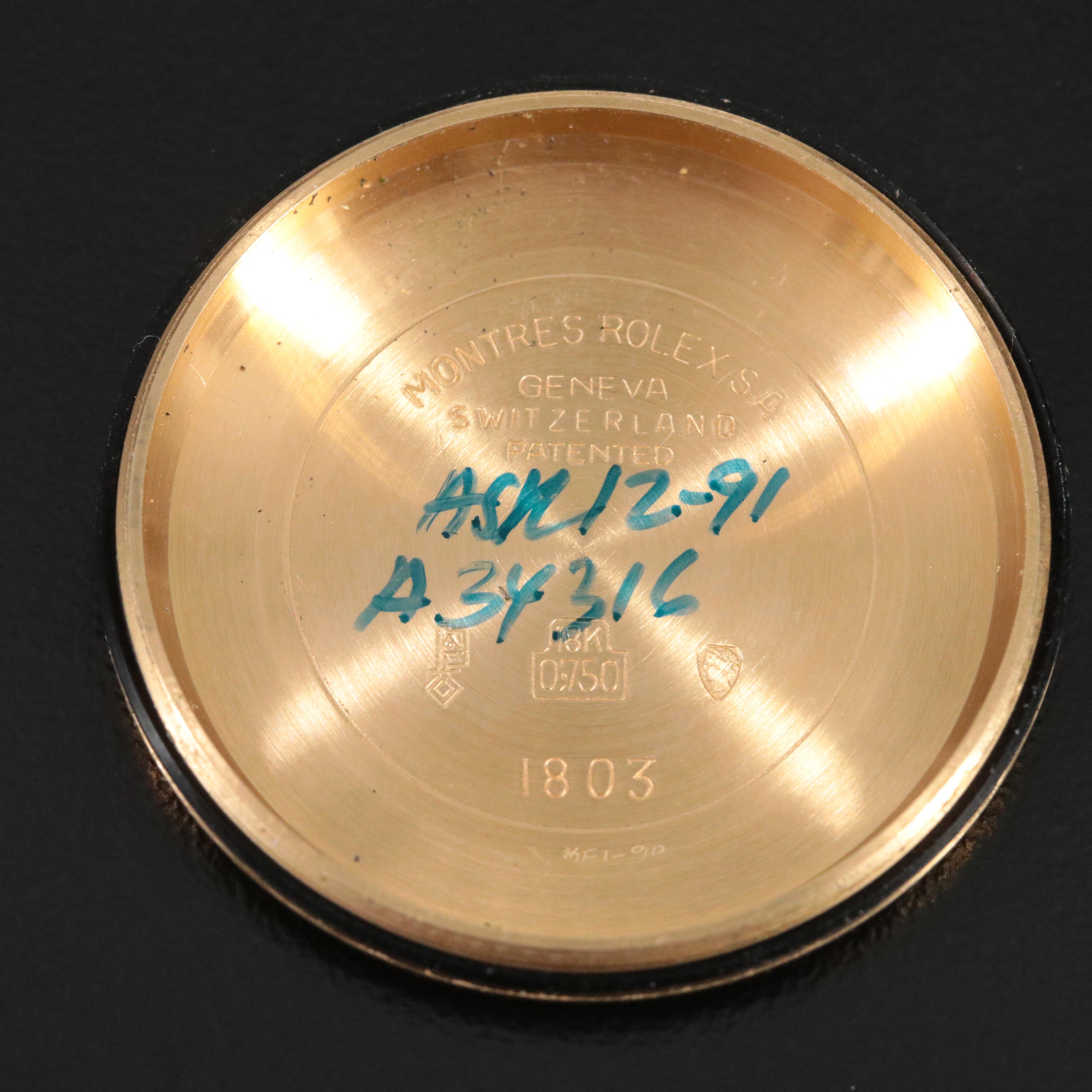 1968 Rolex Day-Date 1803 President Band Watch