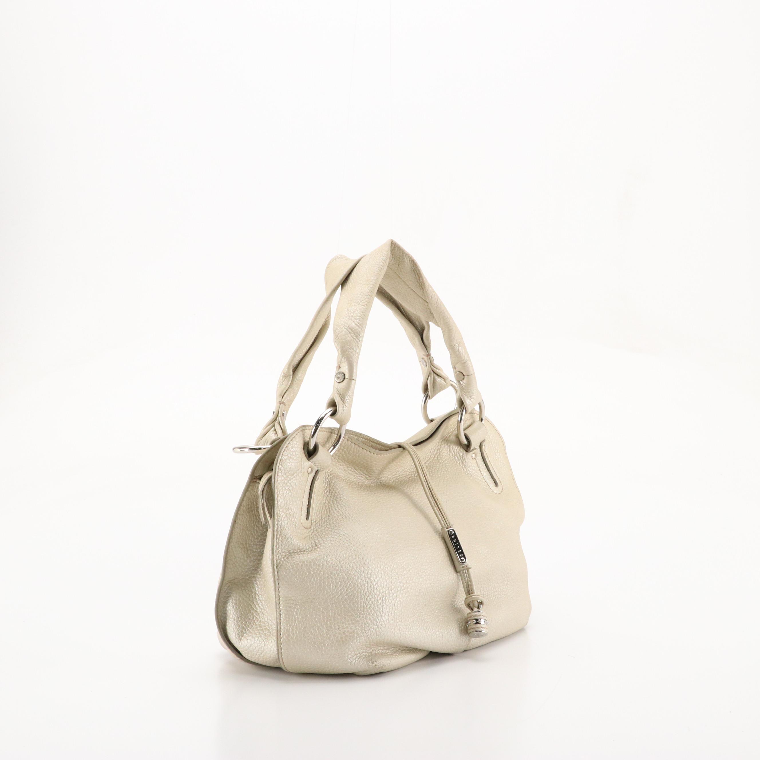 Celine Bittersweet Calfskin Pebble Grain Leather Shoulder Bag