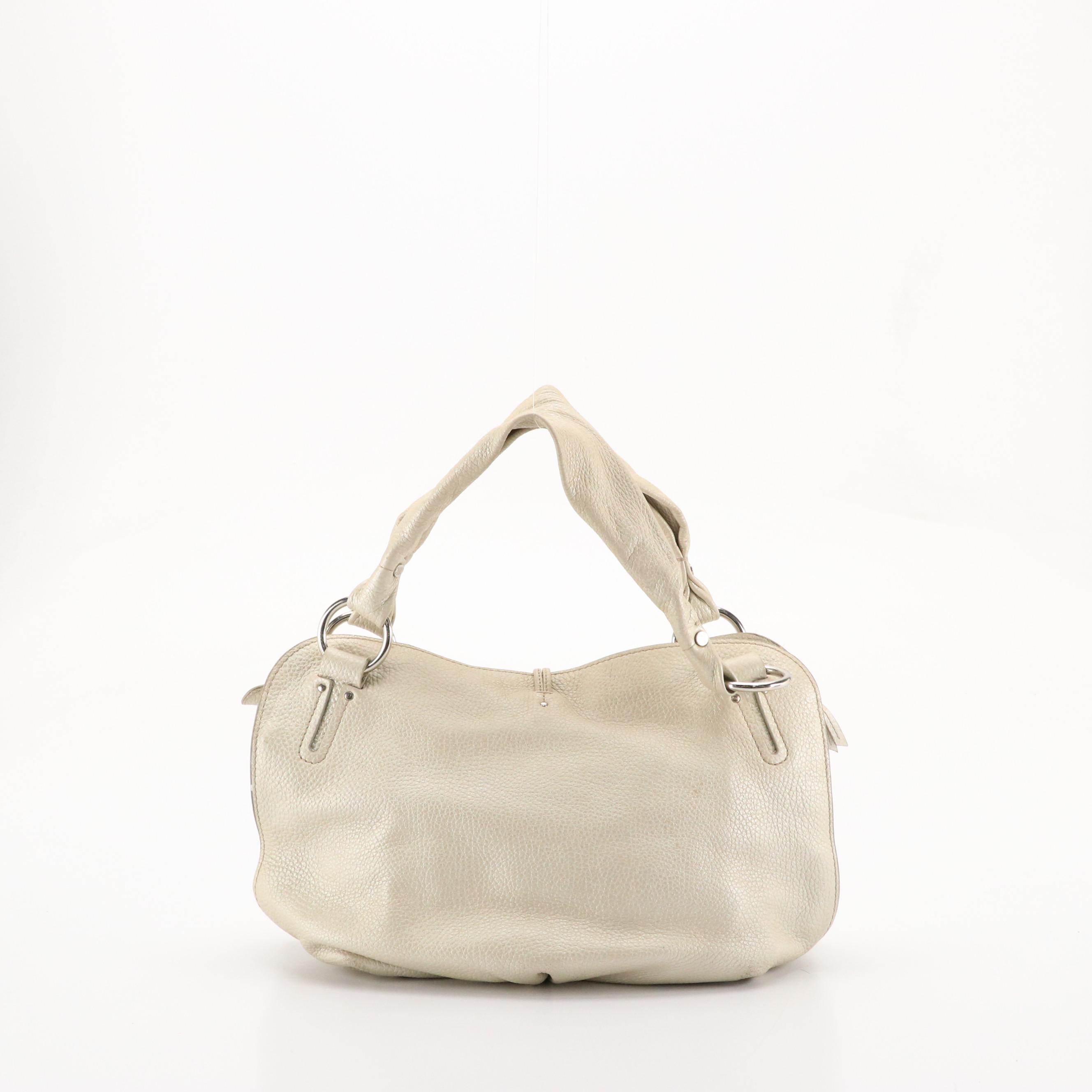 Celine Bittersweet Calfskin Pebble Grain Leather Shoulder Bag