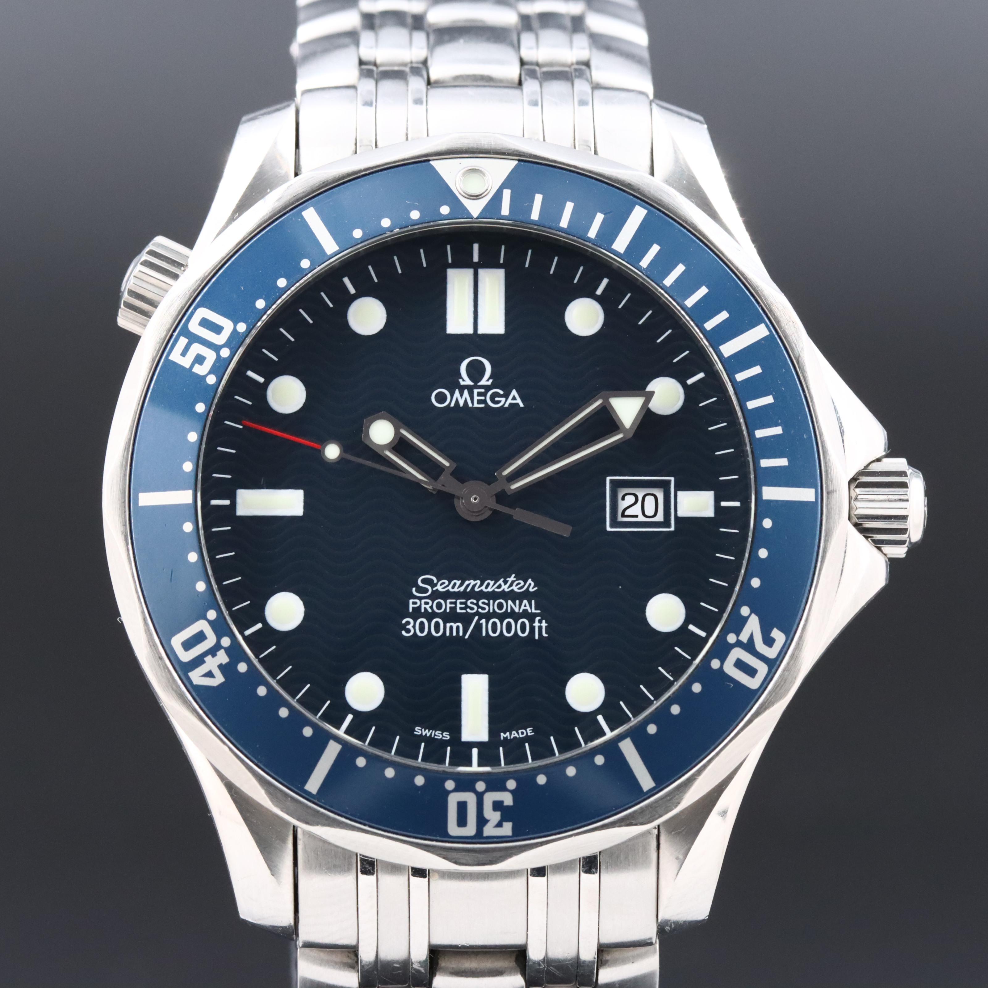 Omega Seamaster Diver 2541.80.00 Golden Eye (007) Quartz Watch