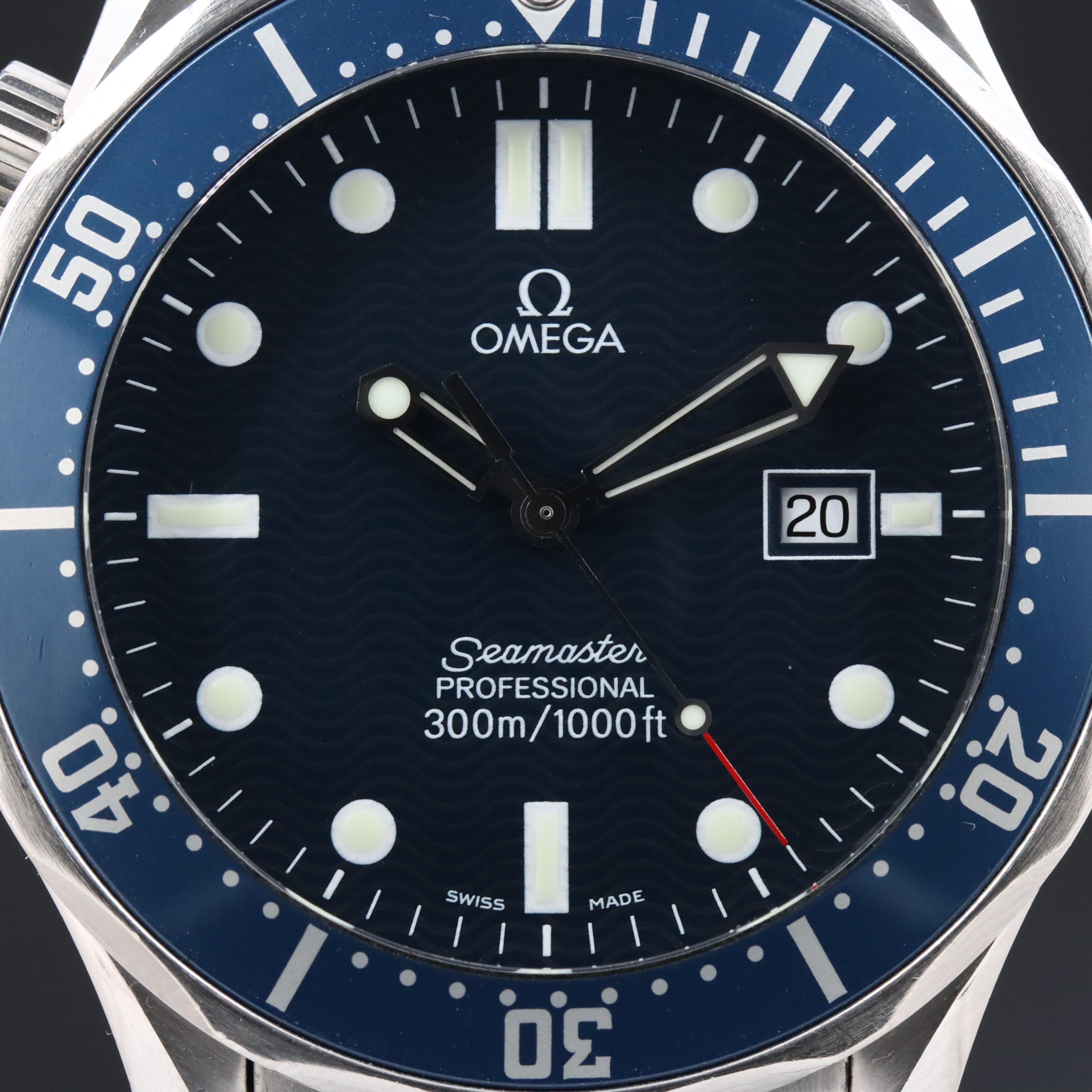 Omega Seamaster Diver 2541.80.00 Golden Eye (007) Quartz Watch