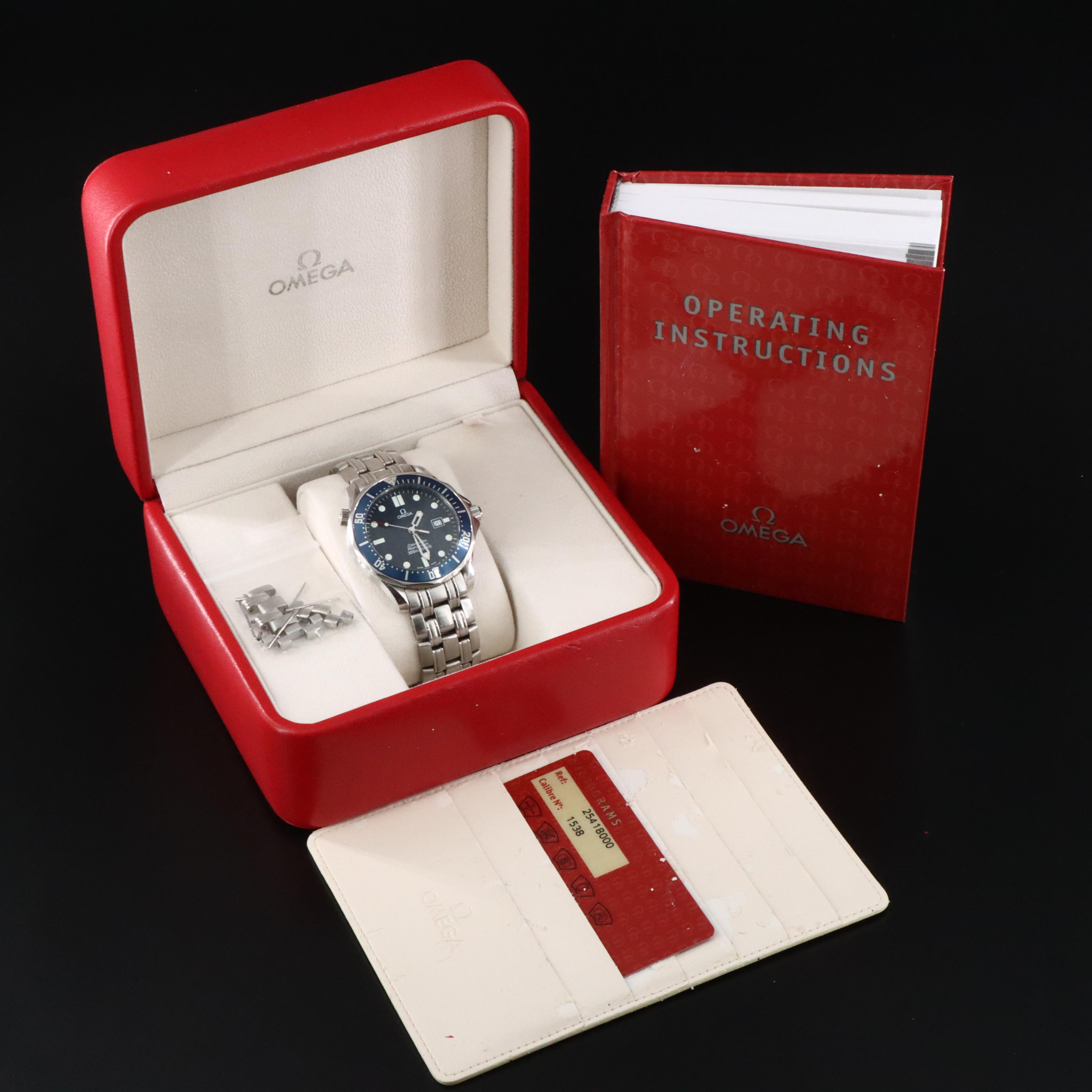 Omega Seamaster Diver 2541.80.00 Golden Eye (007) Quartz Watch