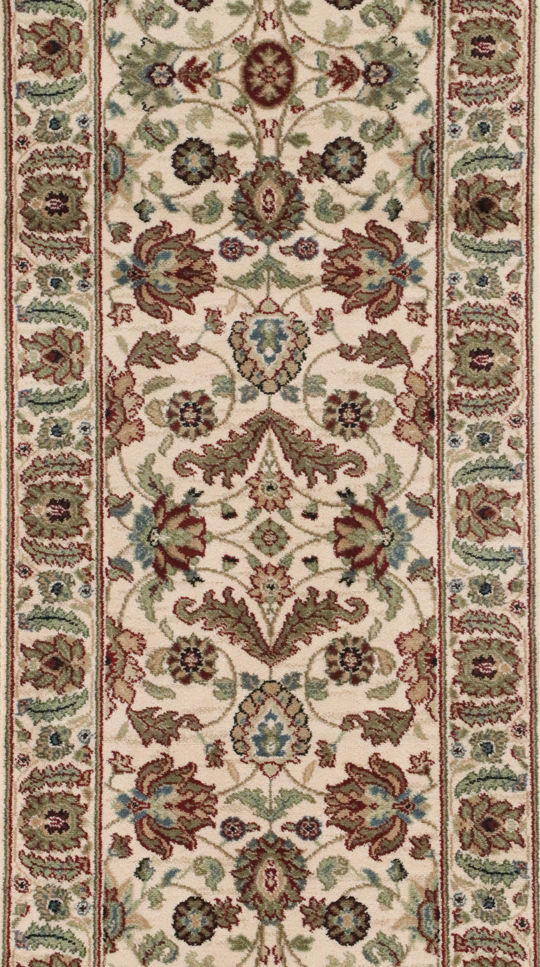 2'7 x 14'6 Machine Made Indo-Persian Style Carpet Runner