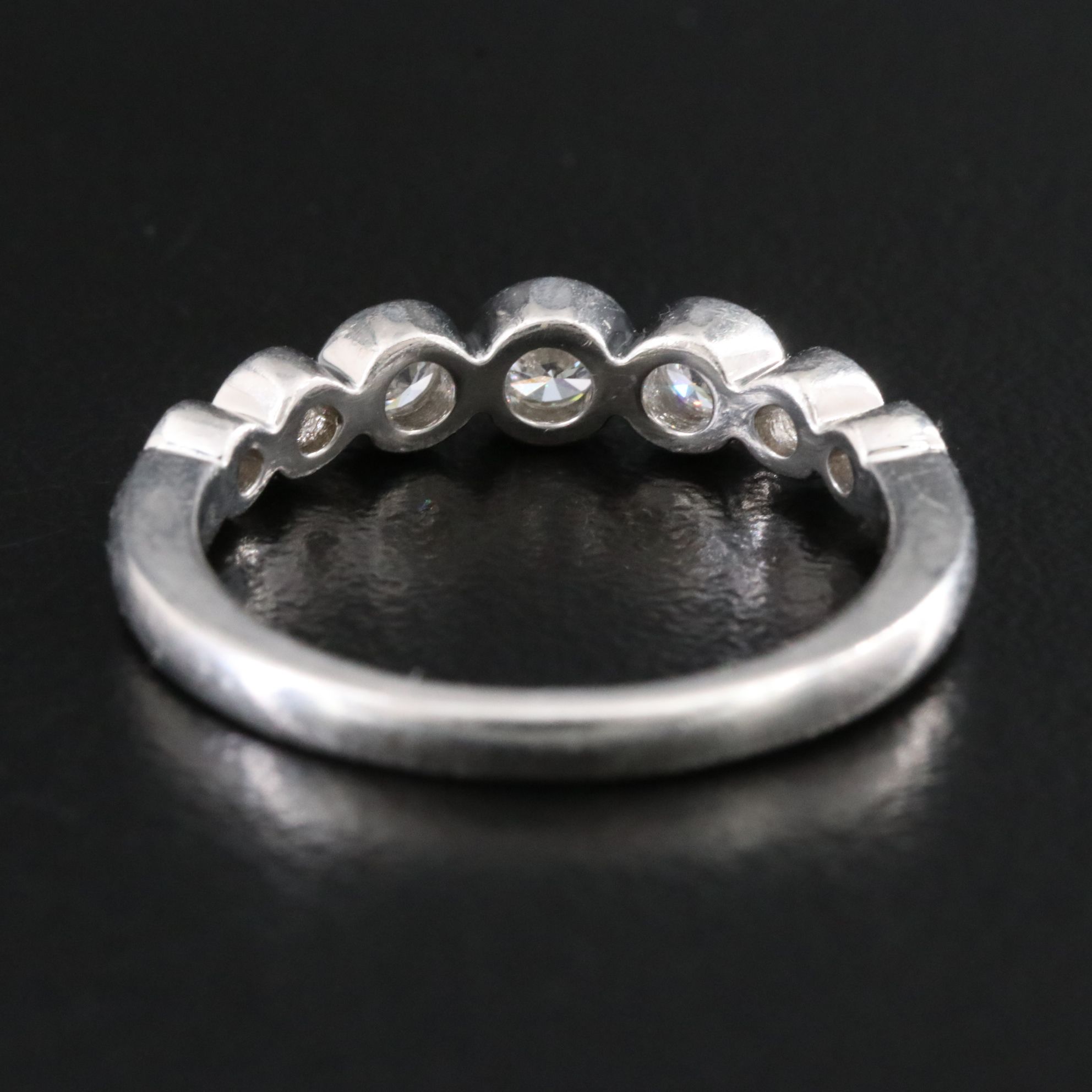 Tiffany & Co. Jazz Platinum 0.37 CTW Diamond Graduated Band Ring