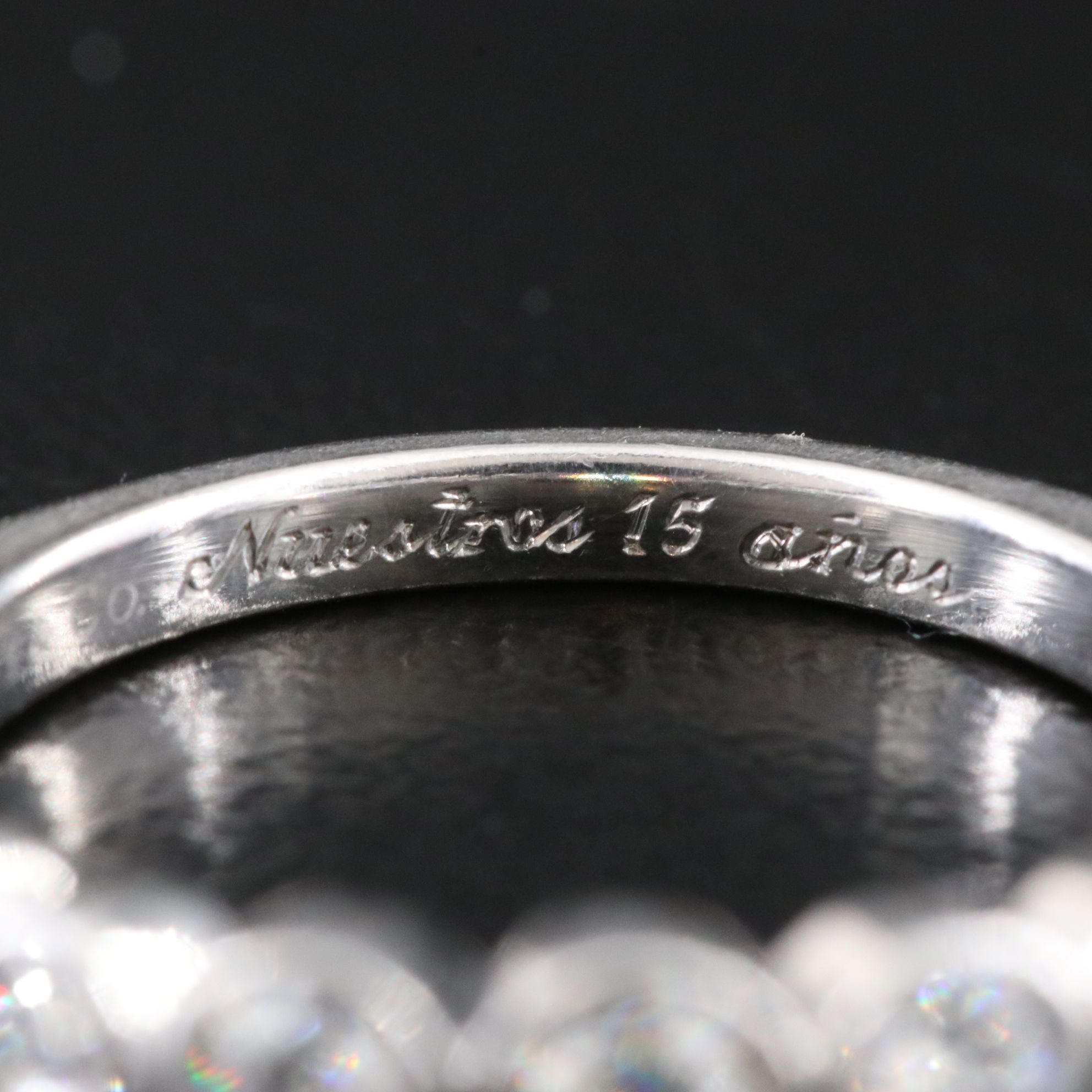 Tiffany & Co. Jazz Platinum 0.37 CTW Diamond Graduated Band Ring