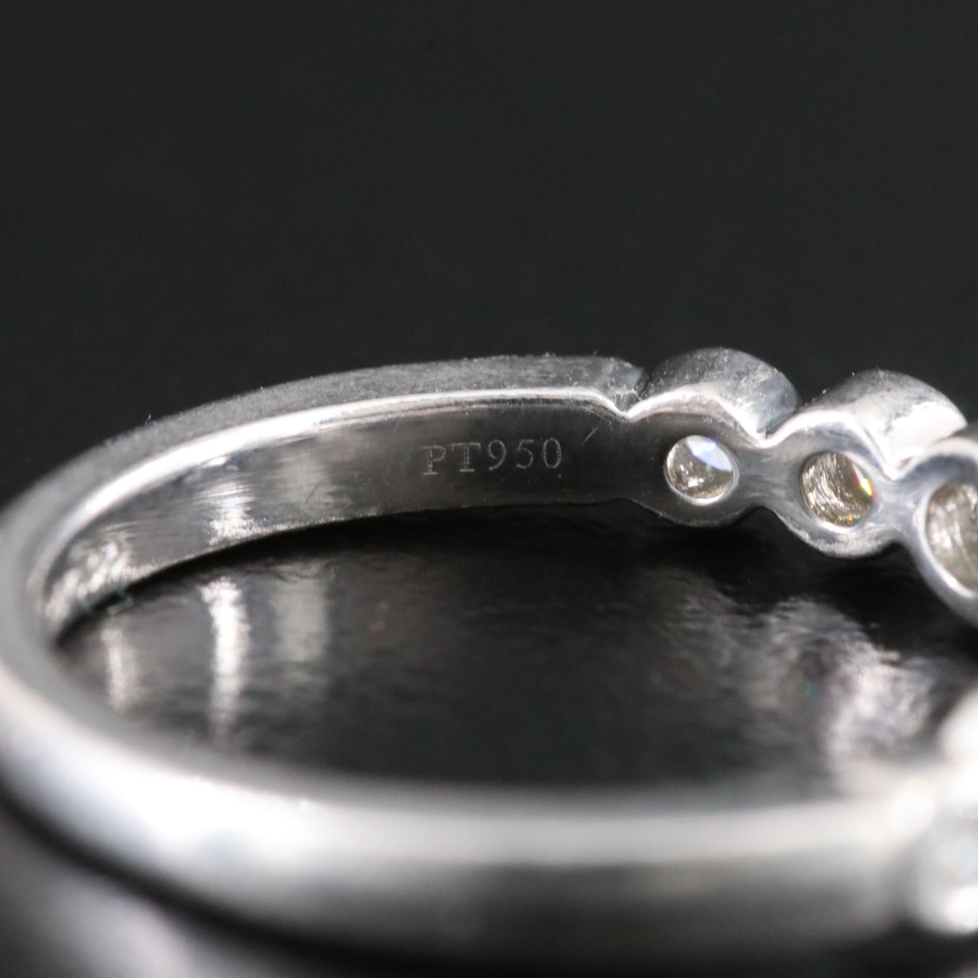 Tiffany & Co. Jazz Platinum 0.37 CTW Diamond Graduated Band Ring