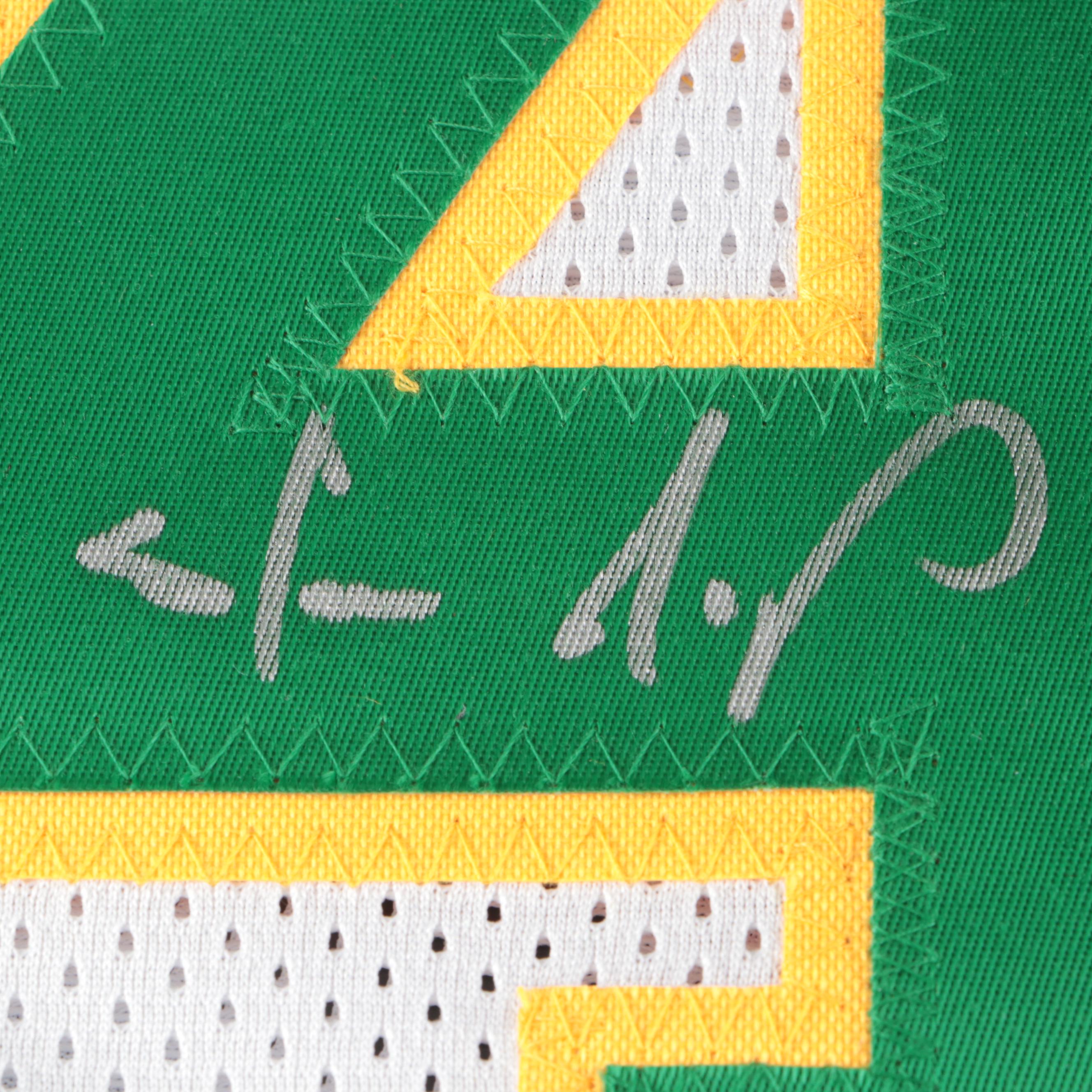 Shawn Kemp Signed Seattle Supersonics Basketball Jersey, Beckett