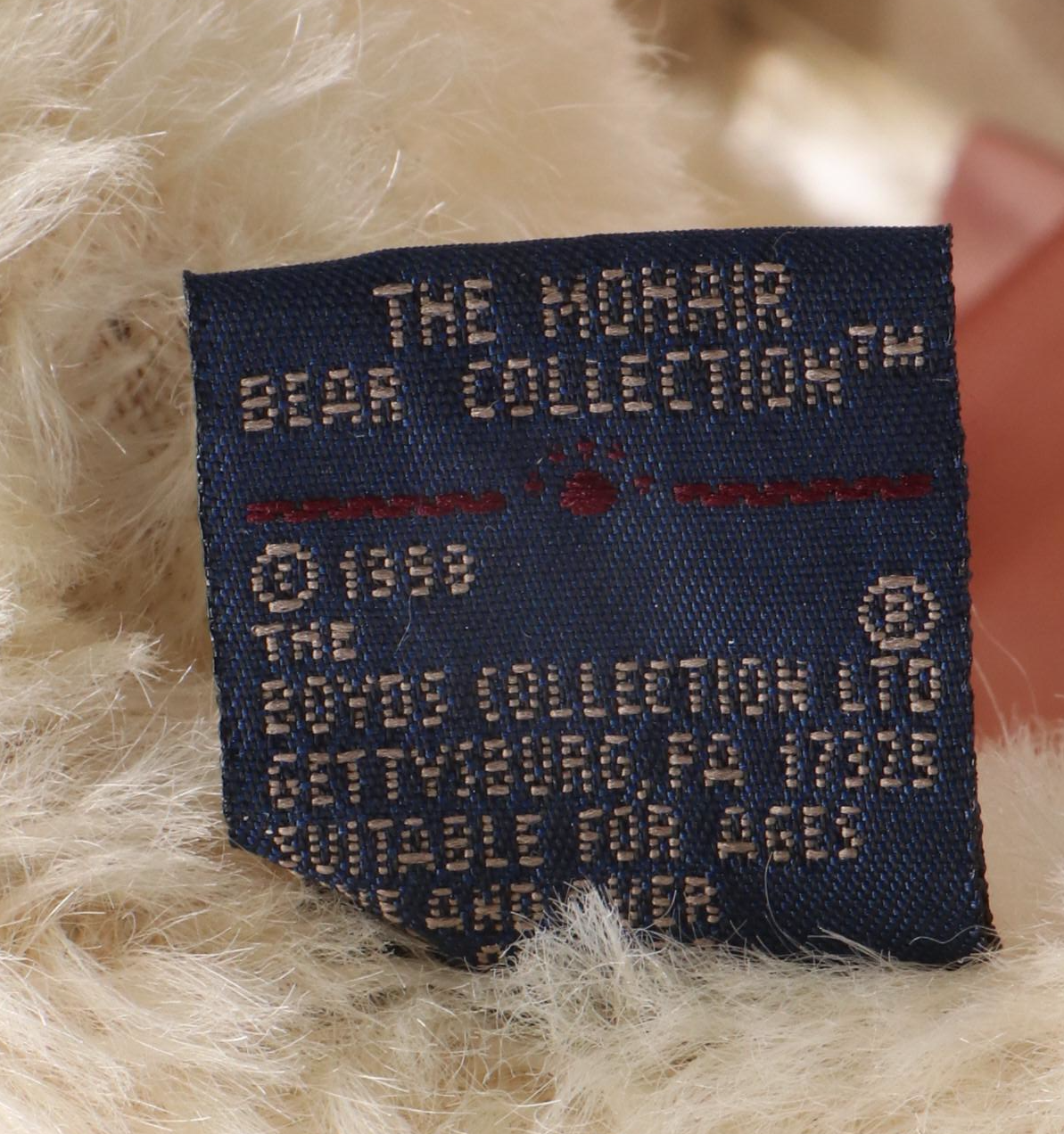 Boyds Bears "Dolly Q Bunnycombe" Mohair Stuffed Animal, 1997