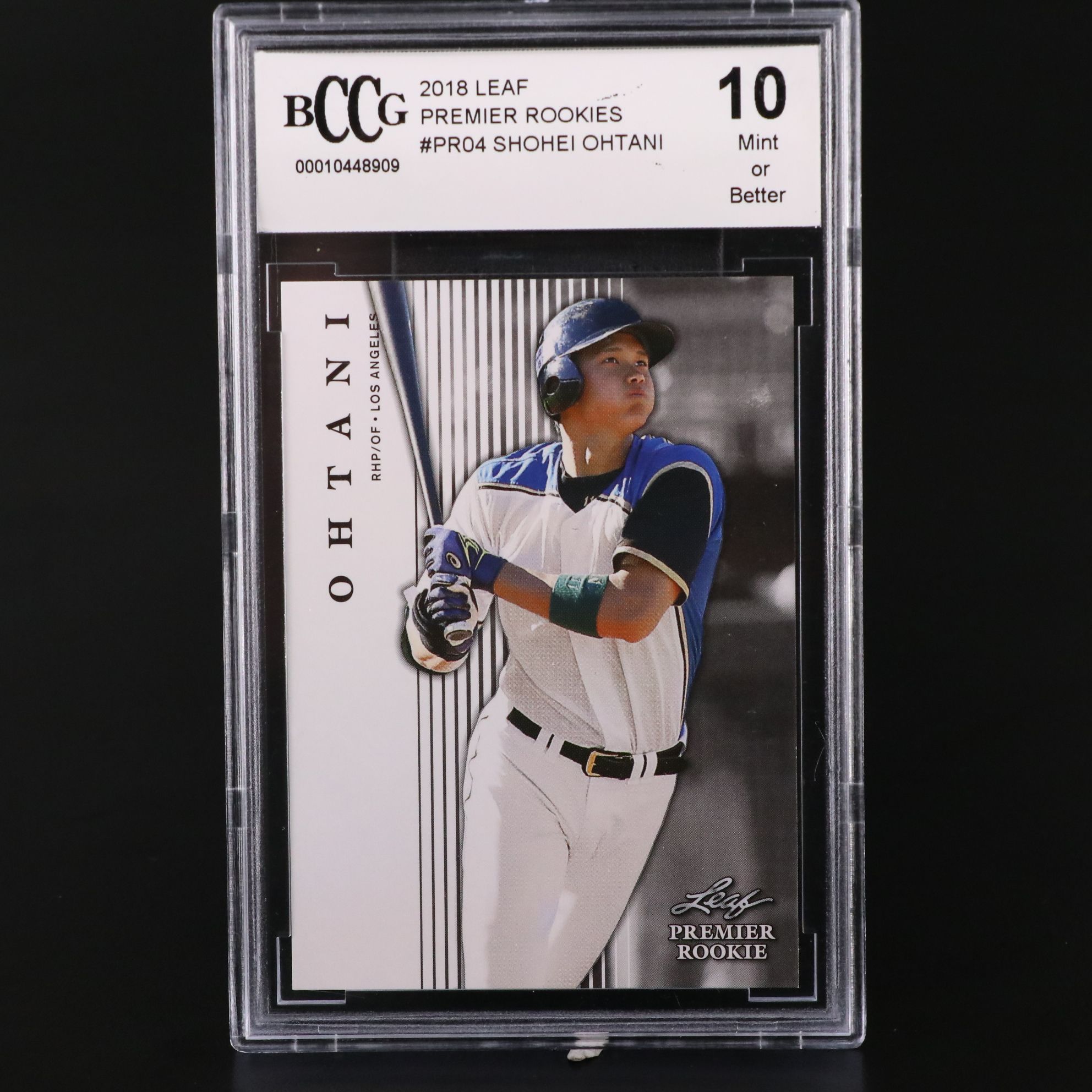 2018 Leaf Shohei Ohtani Rookie Year Baseball Card Graded BCCG 10