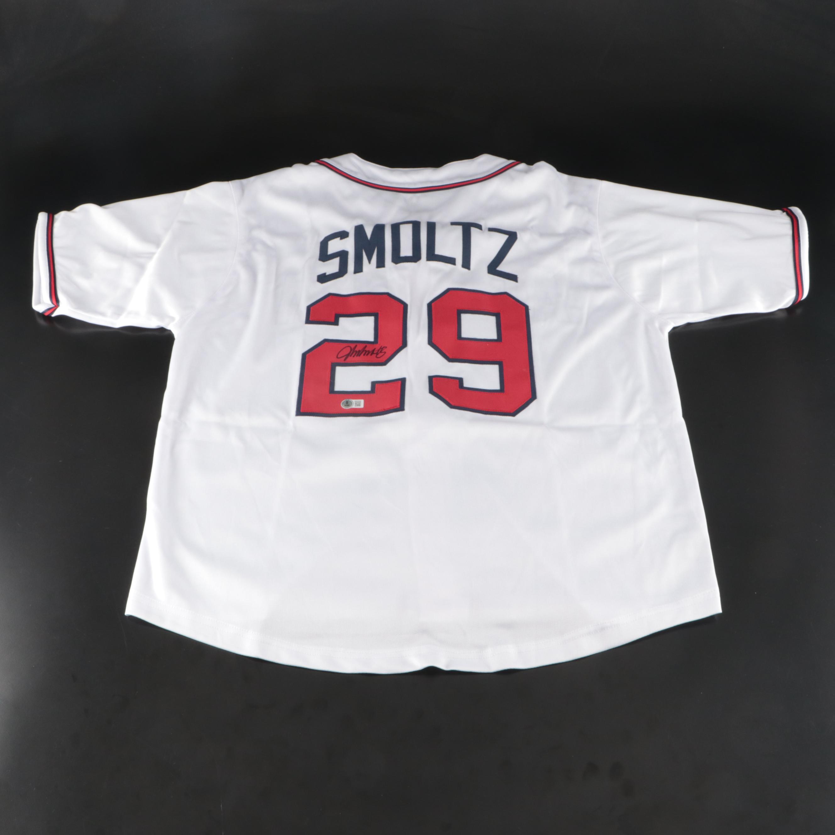 John Smoltz Signed Atlanta Braves Baseball Jersey, Beckett
