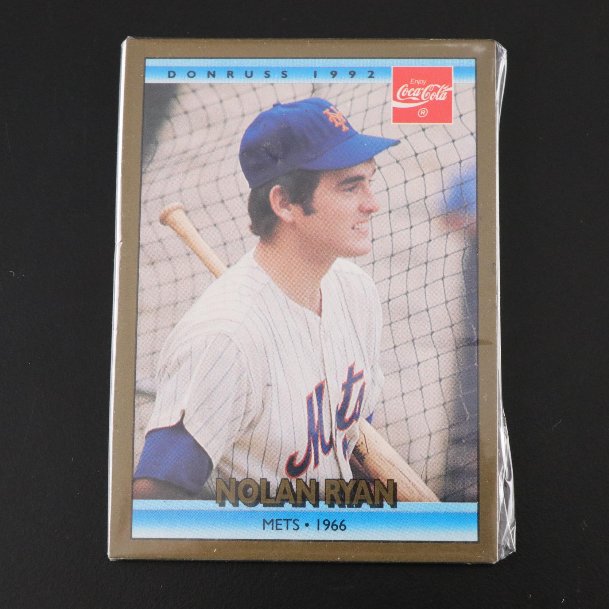 Donruss 1992 Nolan Ryan & Other Baseball Cards