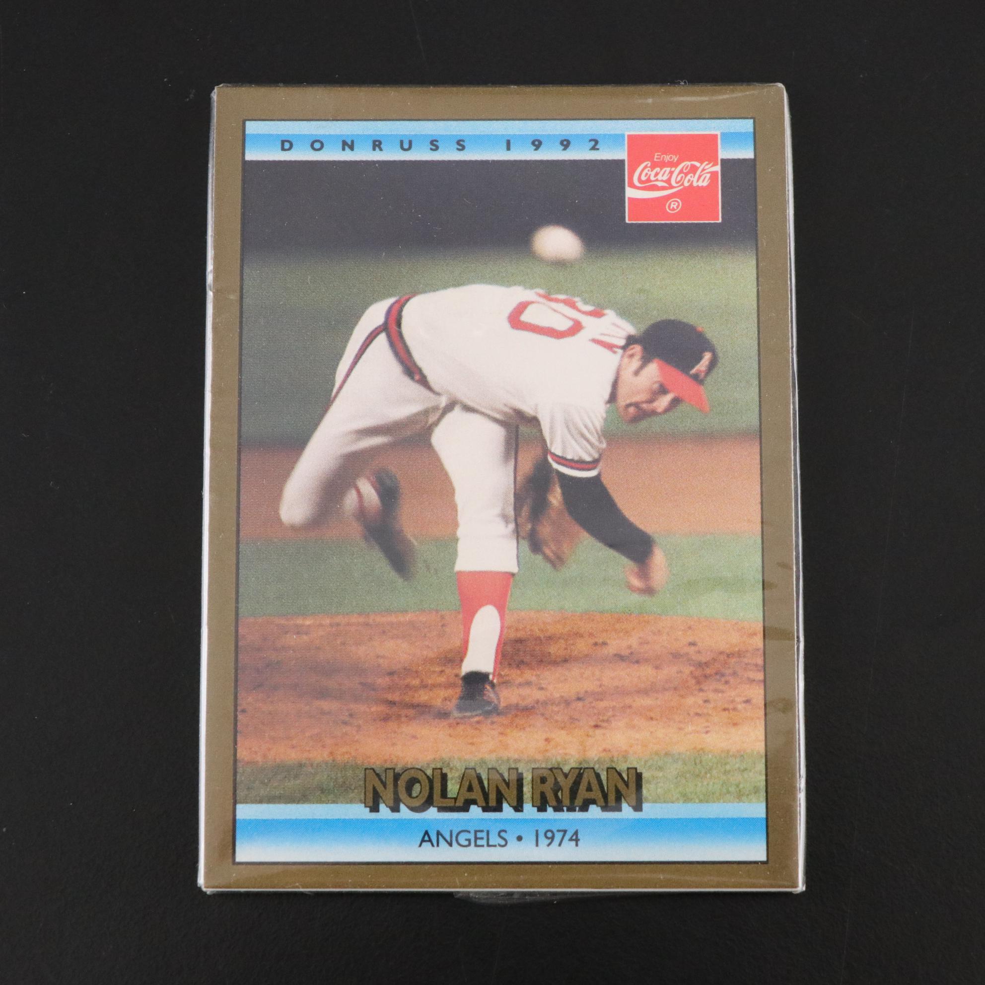 Donruss 1992 Nolan Ryan & Other Baseball Cards