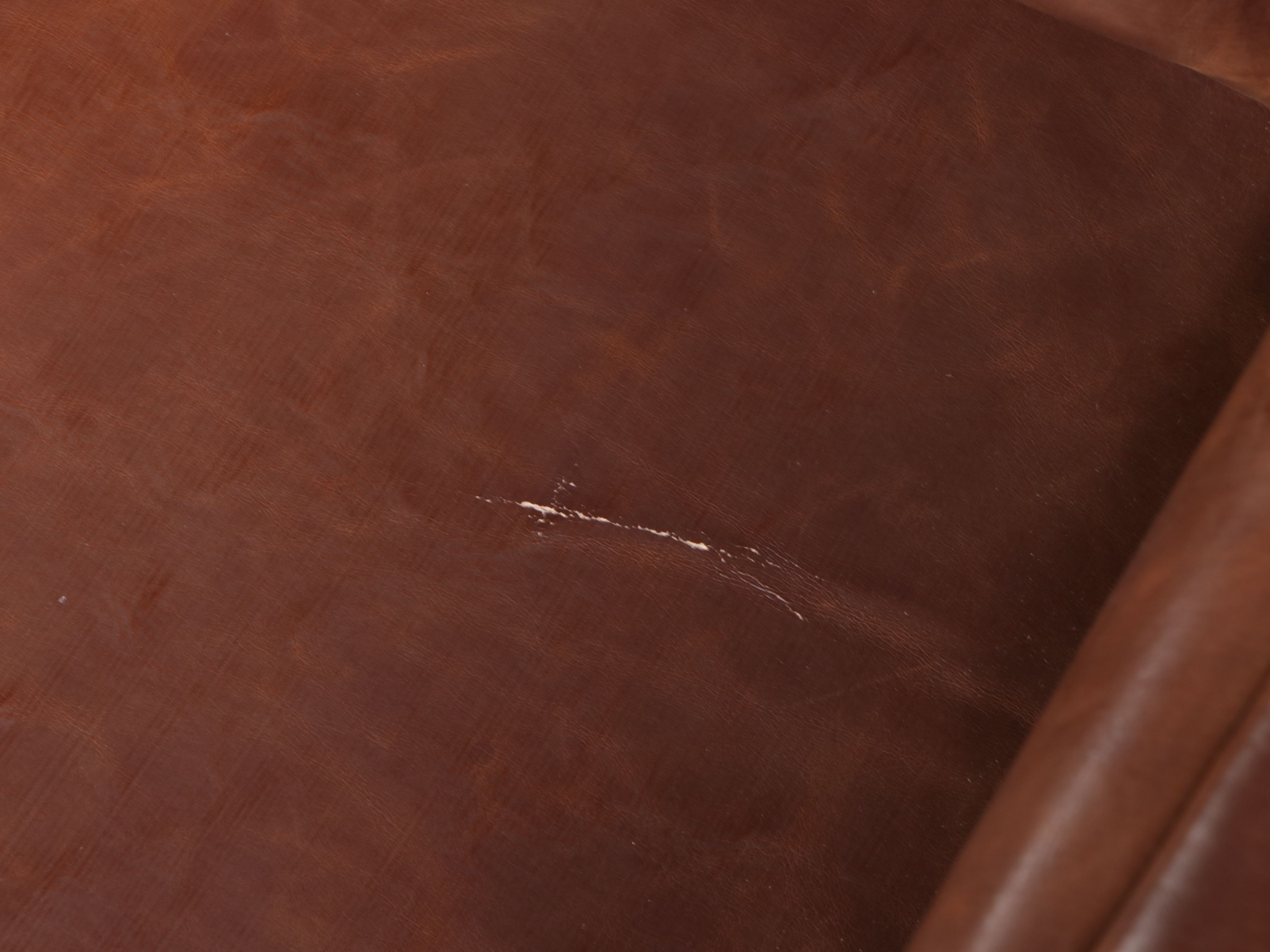 Pair of Wingback Faux Leather Armchair with Nailhead Trim