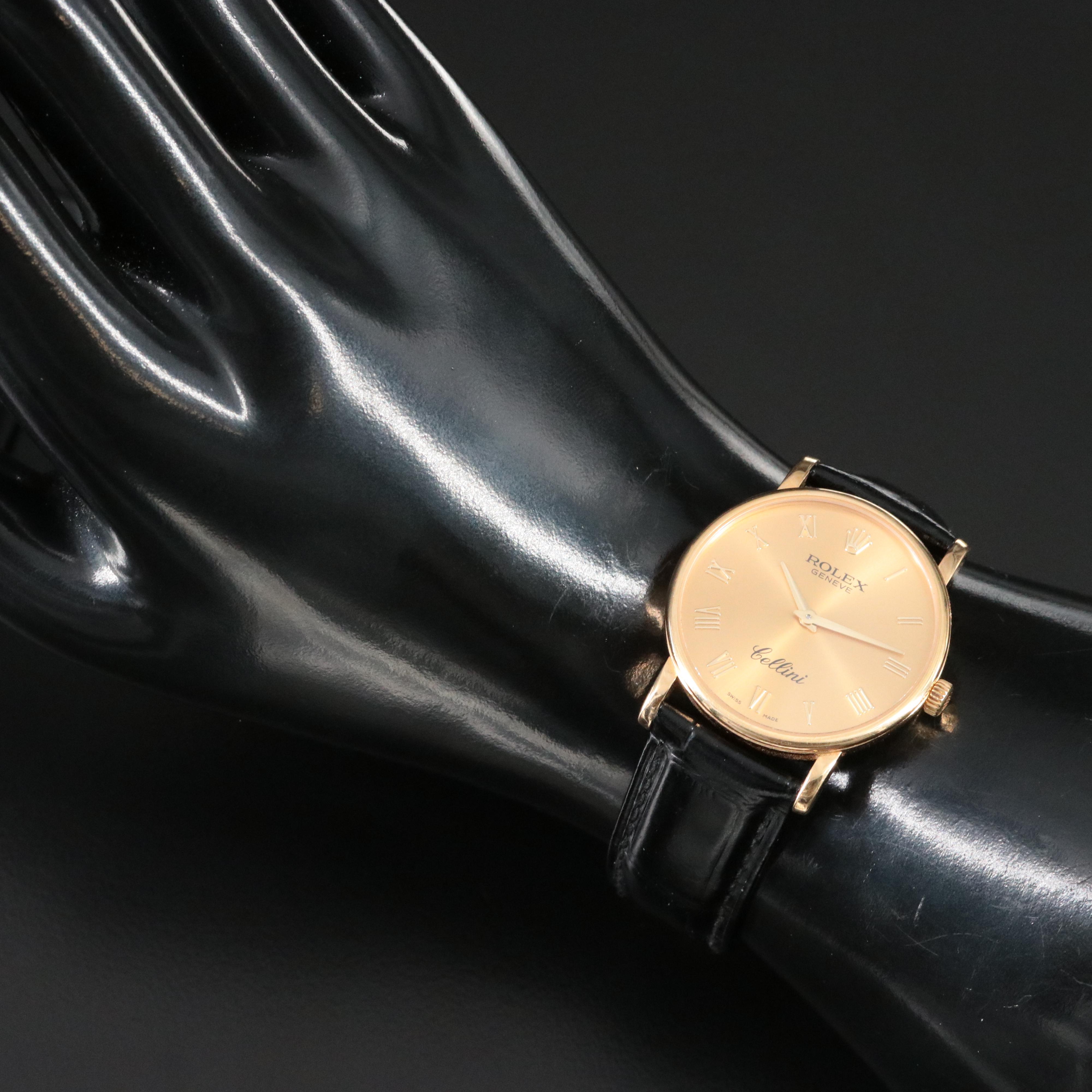 18K Rolex Cellini Model 5115/8 Watch