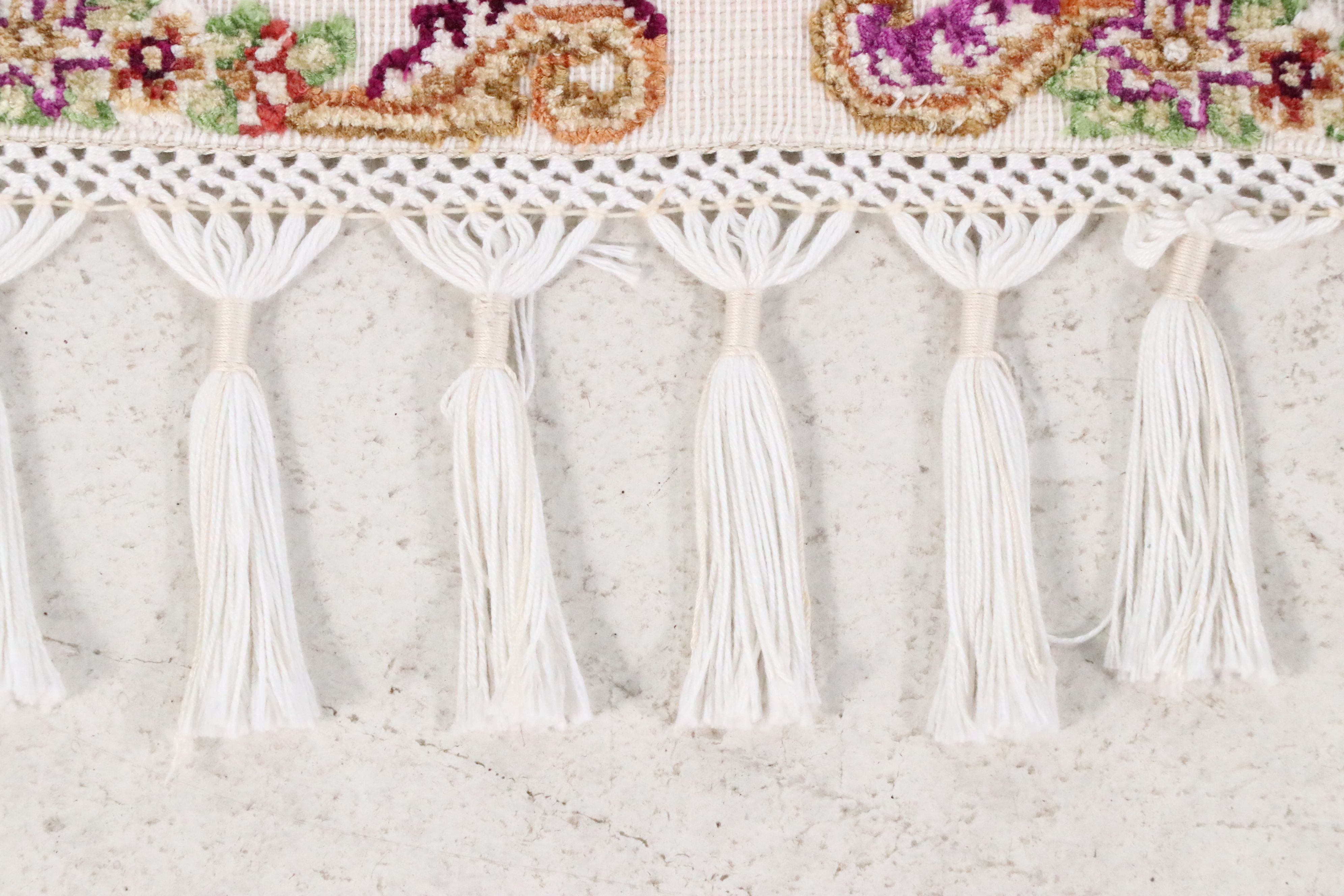 5'7 x 8'7 Hand-Knotted Persian Qom Silk Area Rug