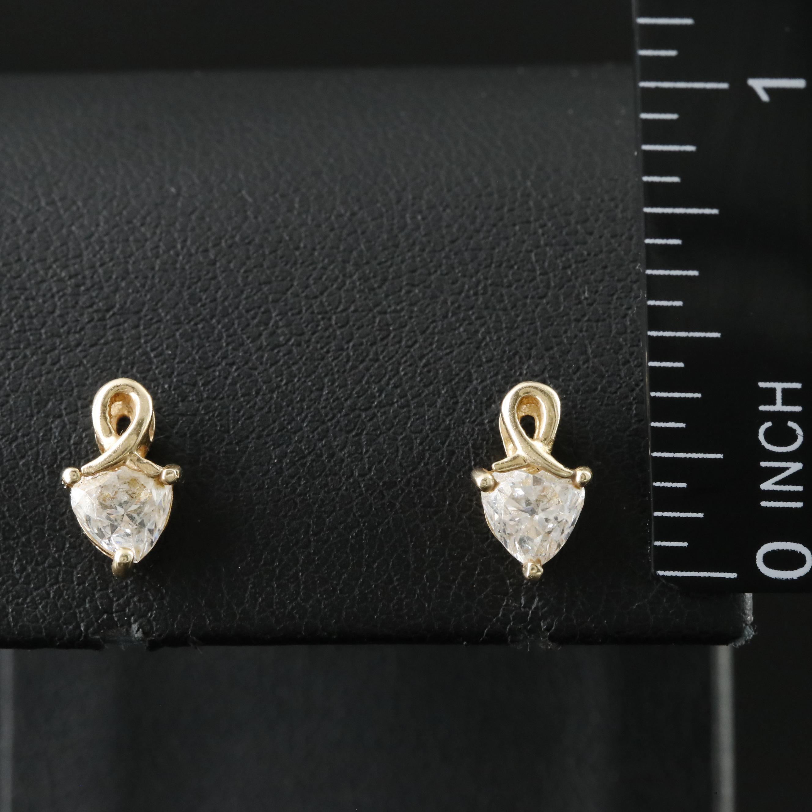 14K CZ Earrings