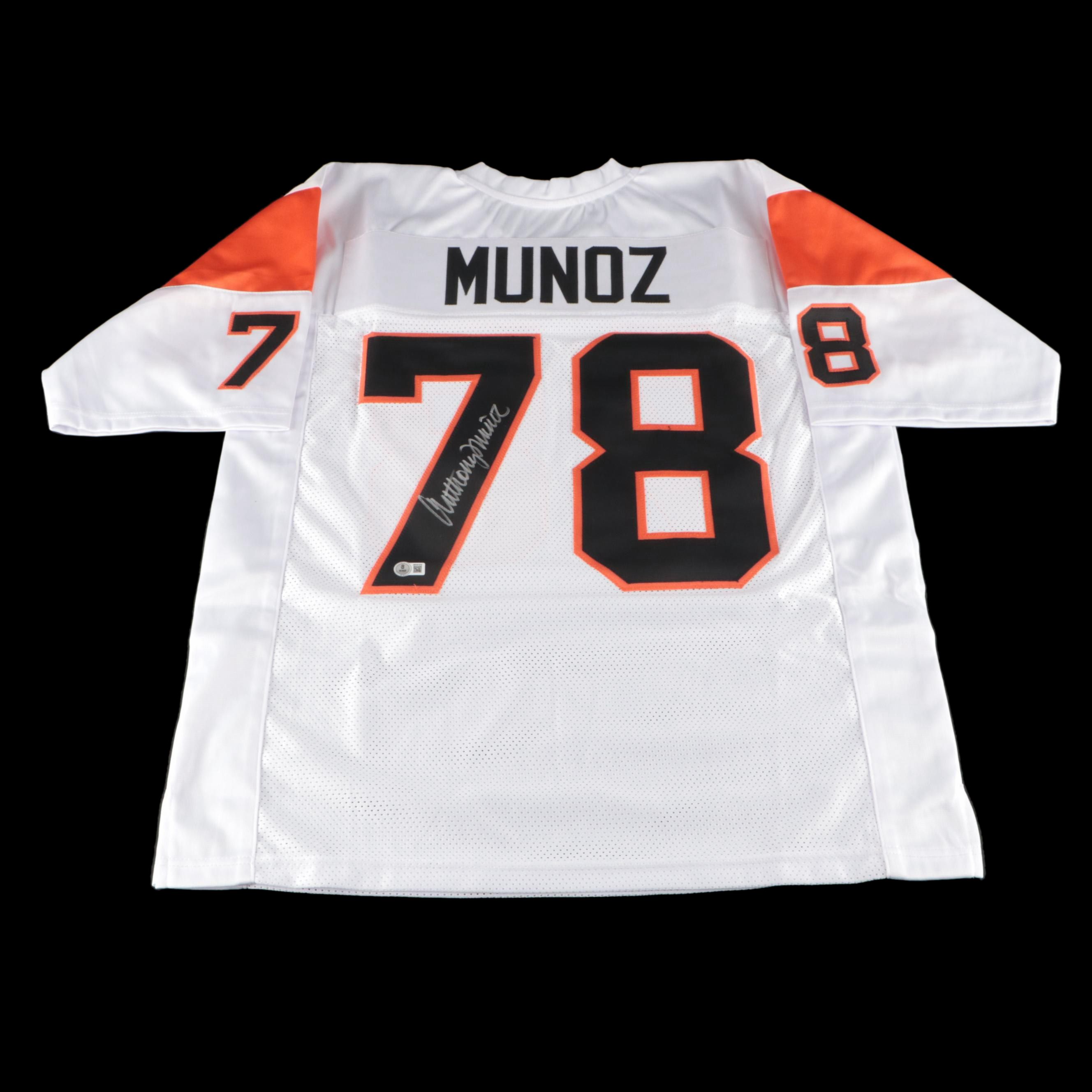 Anthony Muñoz Signed Cincinnati Bengals Football Jersey, Beckett