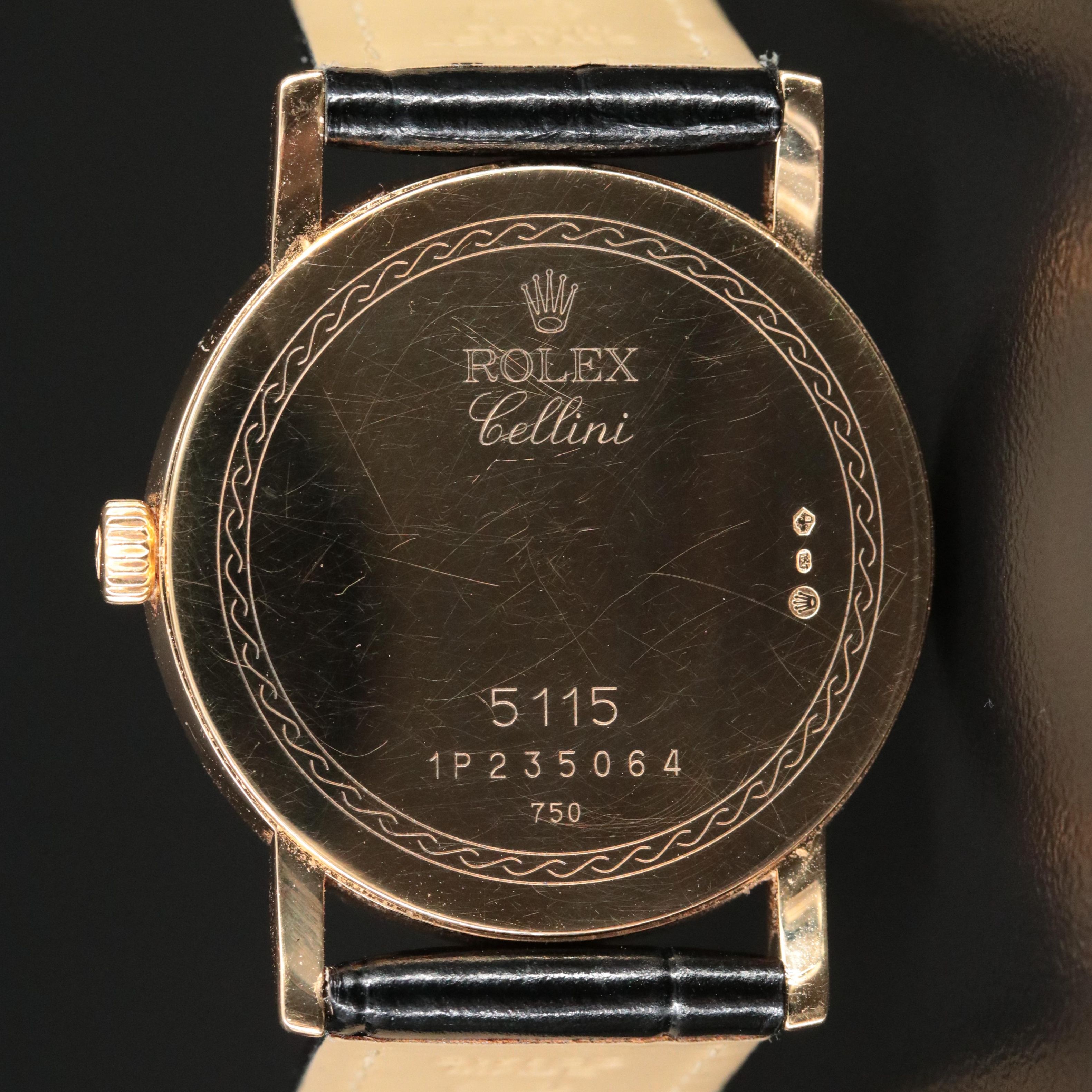 18K Rolex Cellini Model 5115/8 Watch