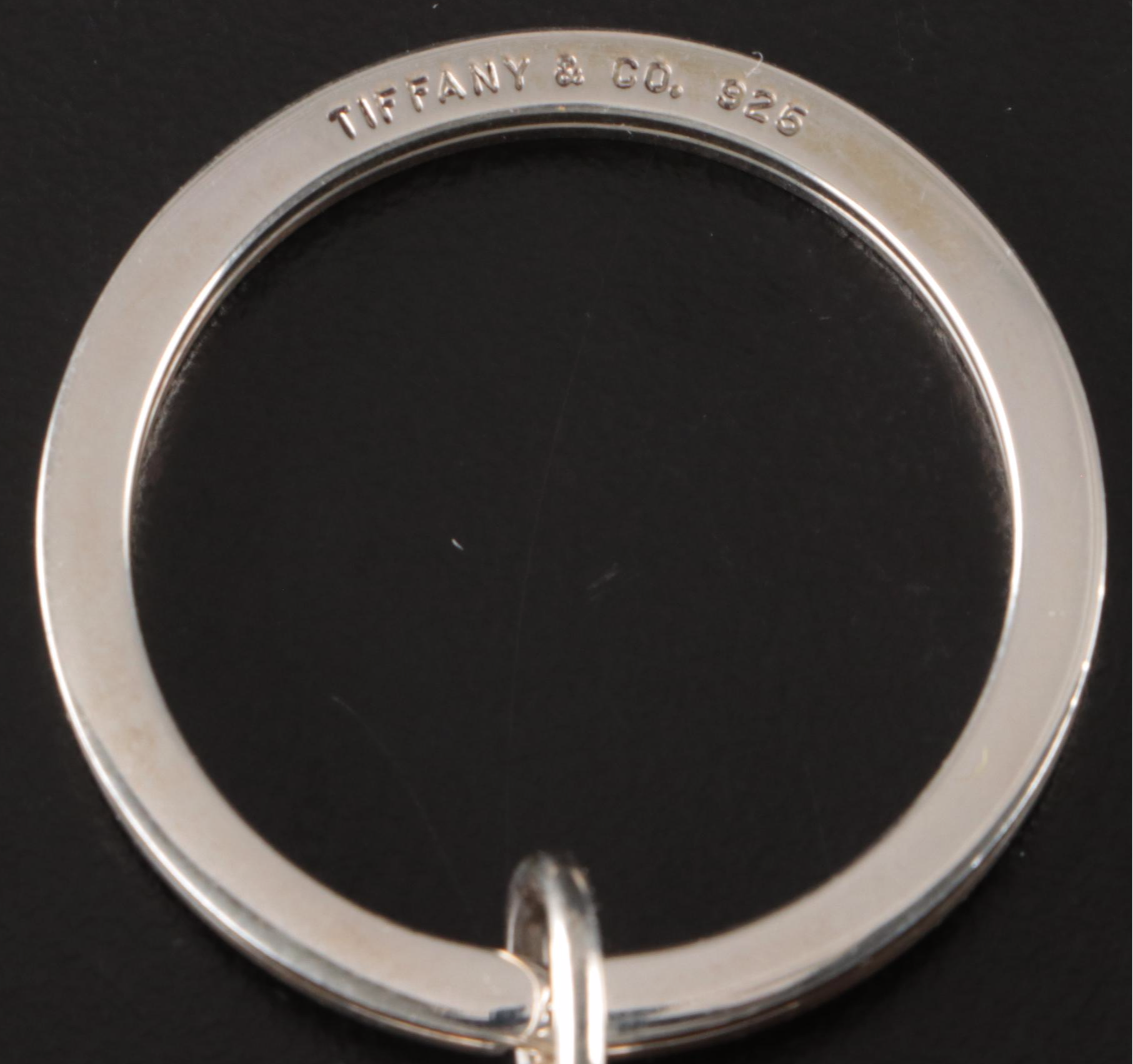 Tiffany & Co. "Caduceus" Sterling Silver Key Ring