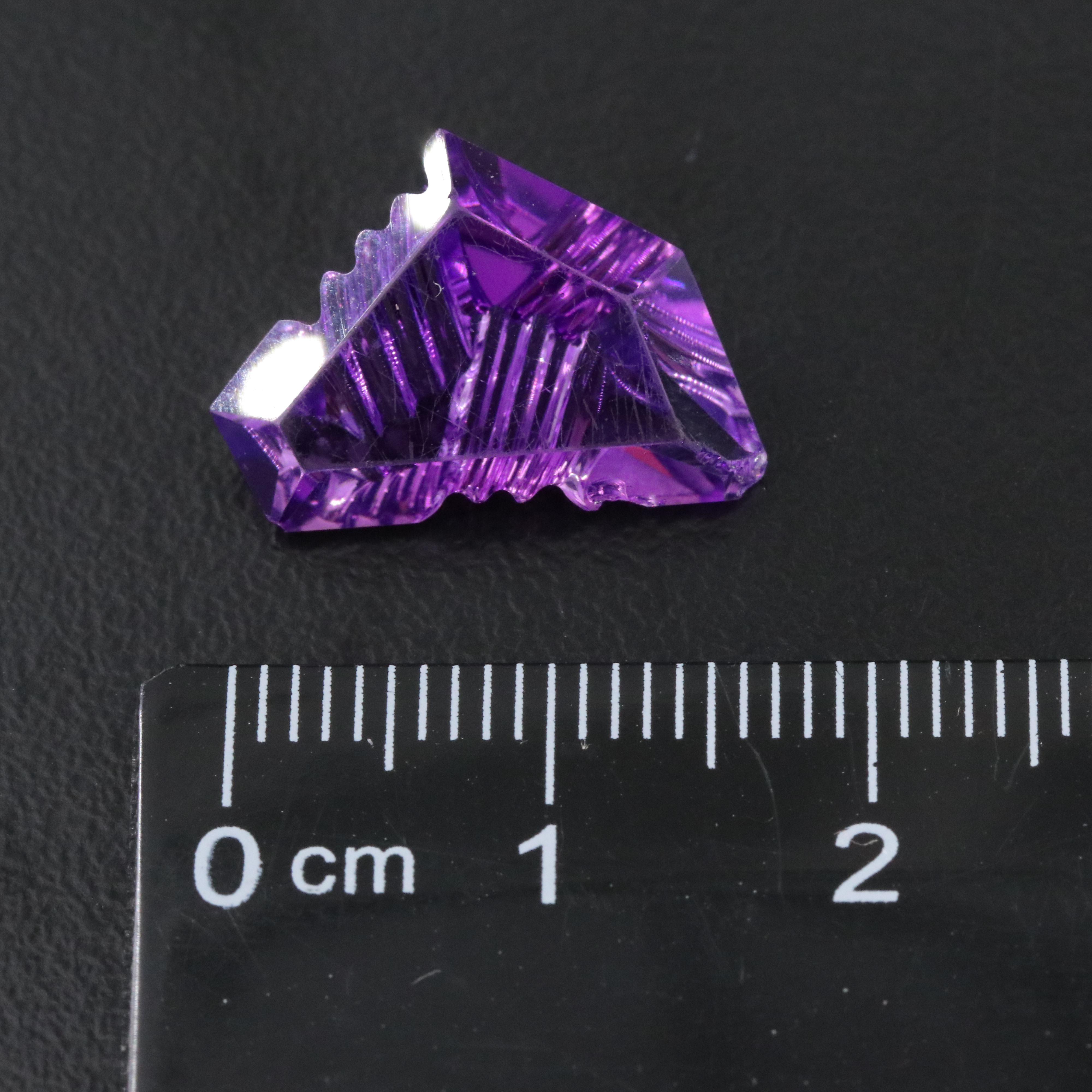 Loose 6.29 CT Fantasy Cut Amethyst
