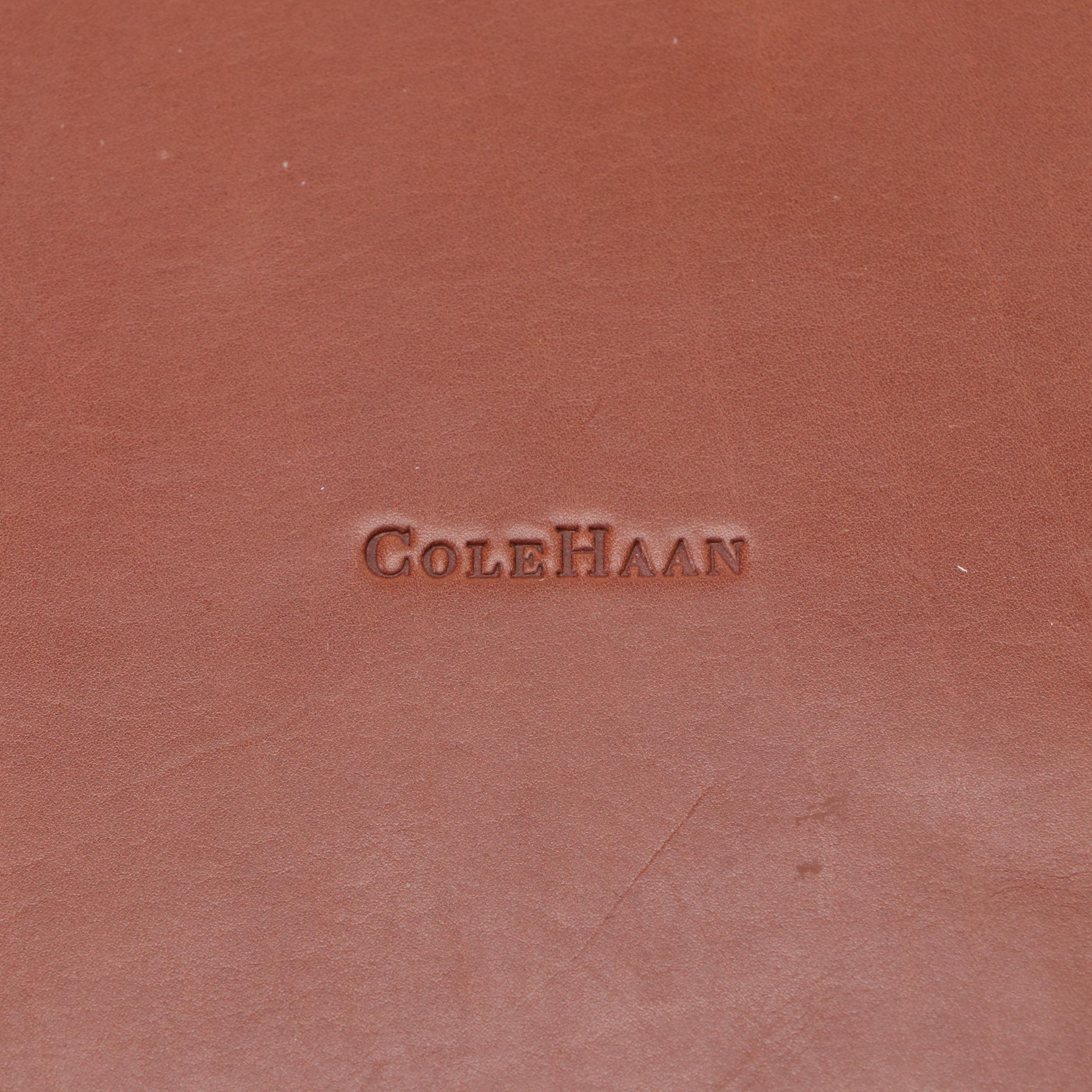 Cole Haan Leather Desk Valet with Watch Case and Other Office Accessories