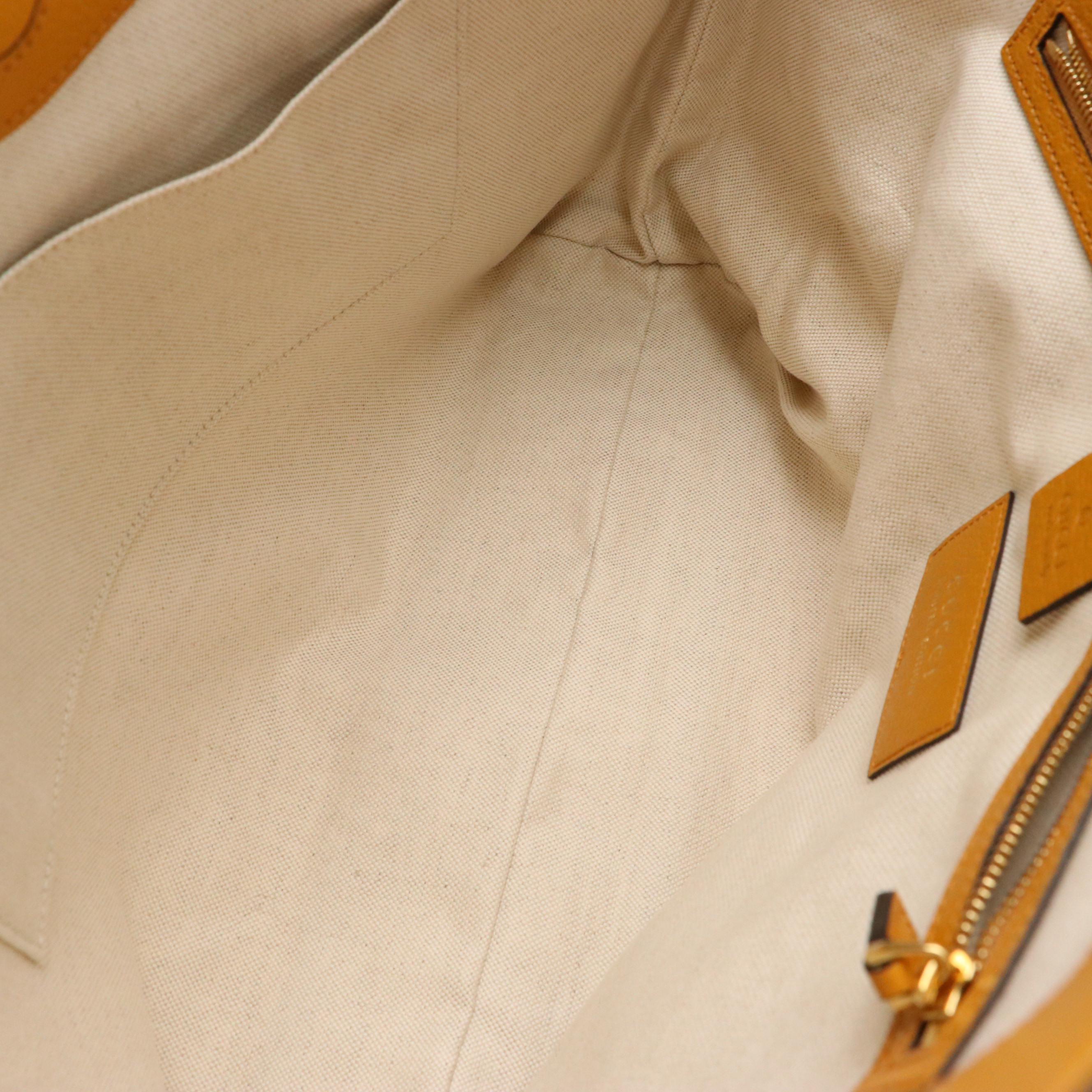 Gucci Limited Edition Exo Kai Teddy Bear Printed GG Supreme Canvas Tote Bag