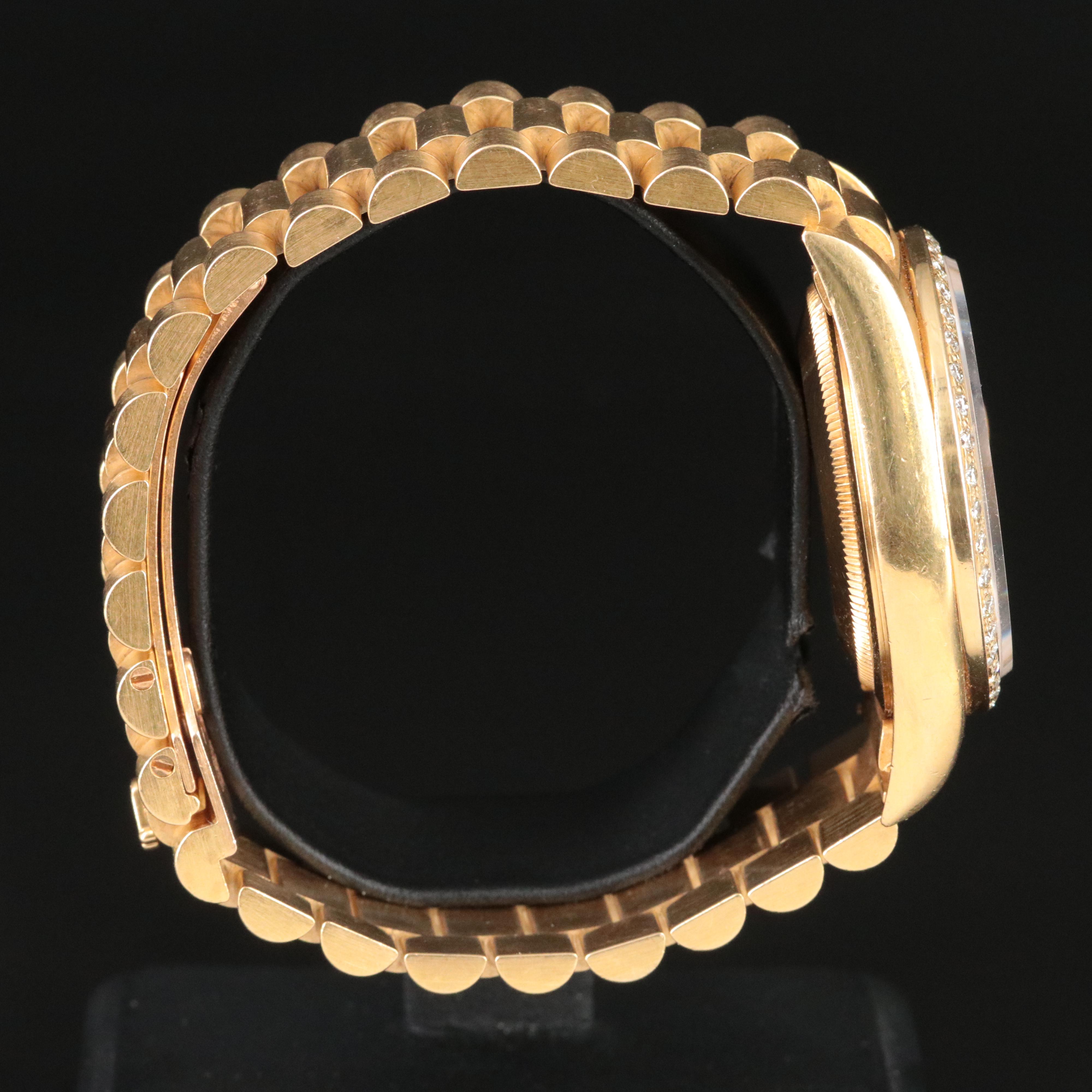 1995 Rolex Day-Date Custom Diamond President 18238 Watch